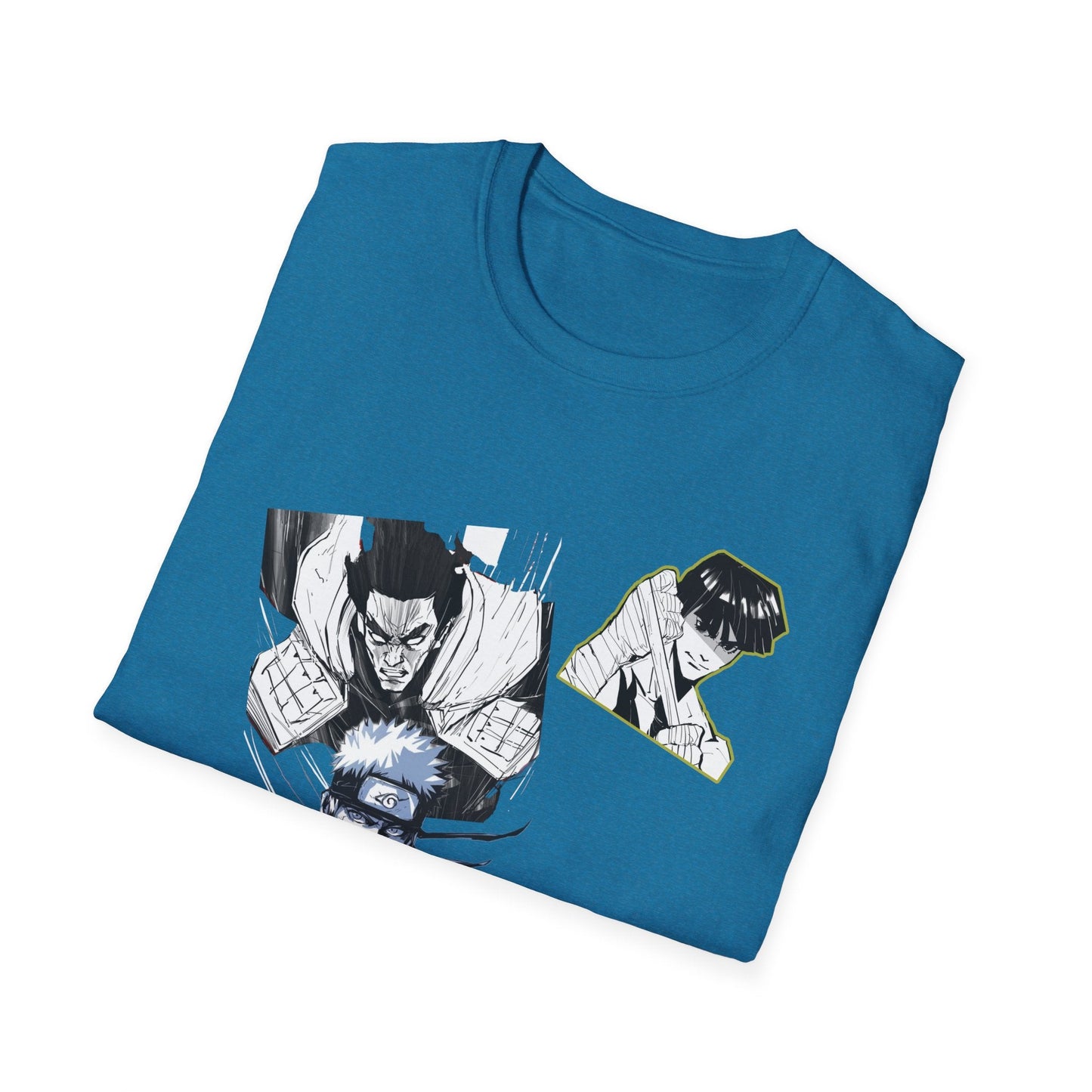Ninja style Anime-Inspired Unisex T-Shirt, Graphic Tee for Fans, Perfect Gift for Birthdays or Conventions, Casual Wear, Softstyle Shirt