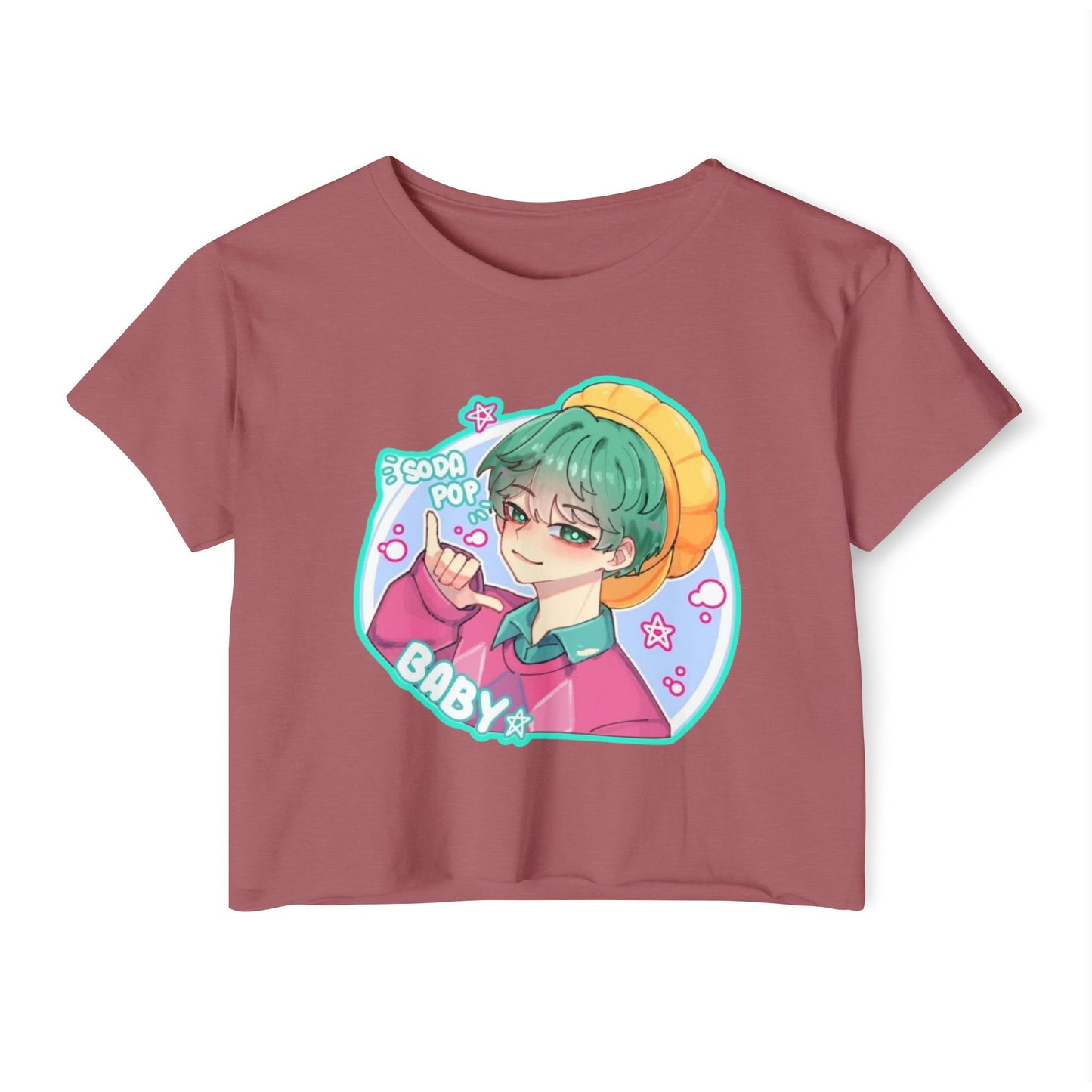 Cute Graphic kpop boys 3 Crop Top for Women, Festival Wear, Baby Pop Art Tee, Casual Summer Top, Gift for Music Lovers, Trendy Streetwear