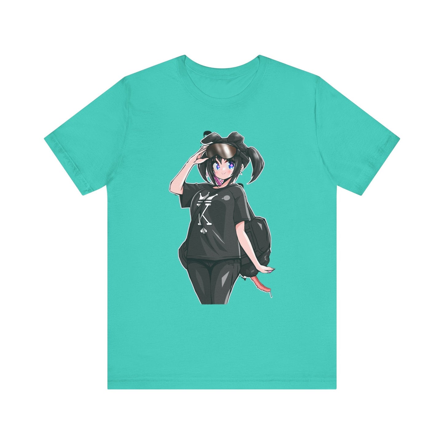Lewd Anime-Themed Unisex Tee for Fans, Cute Graphic T-Shirt, Comfortable Everyday Wear, Perfect Gift for Anime Lovers, Stylish Casual Top