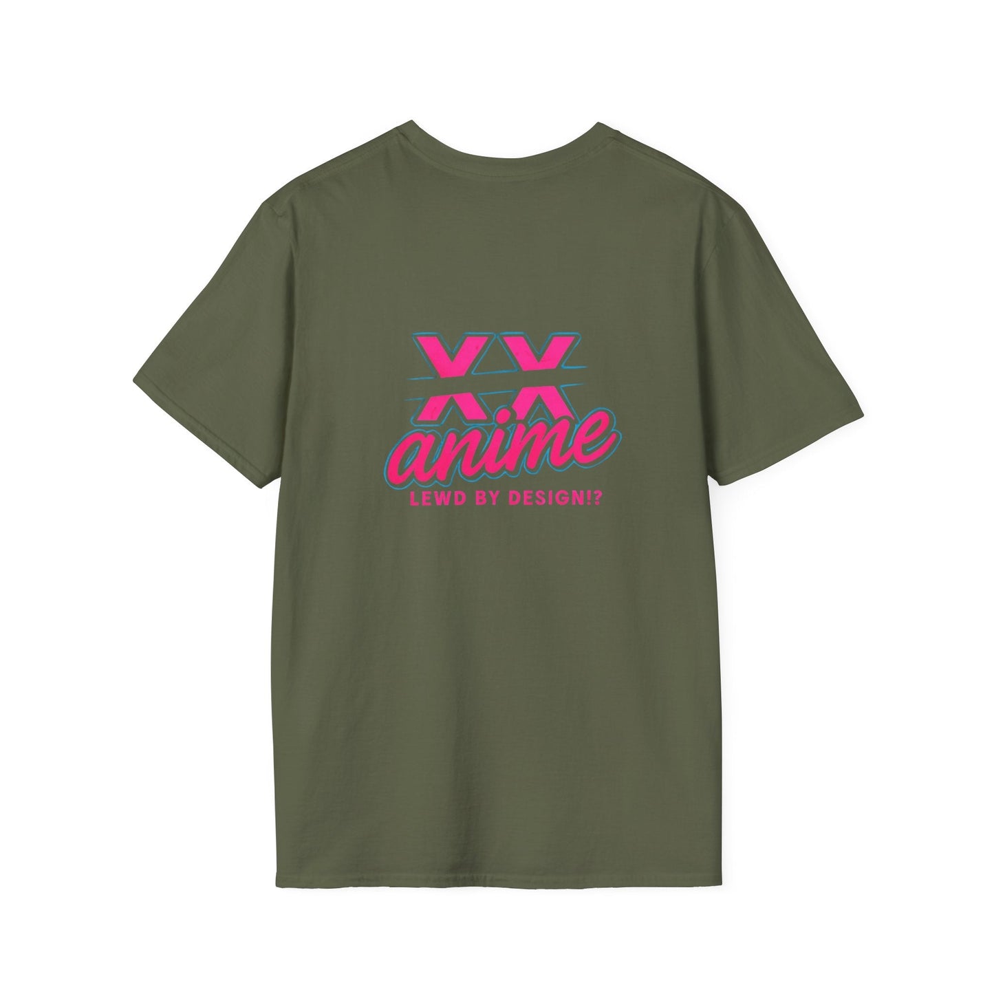 Anime-Inspired Unisex lewd gun T-Shirt - Fun, Playful Design, Perfect for Anime Lovers, Cosplay, Gifts, Casual Wear, and Conventions