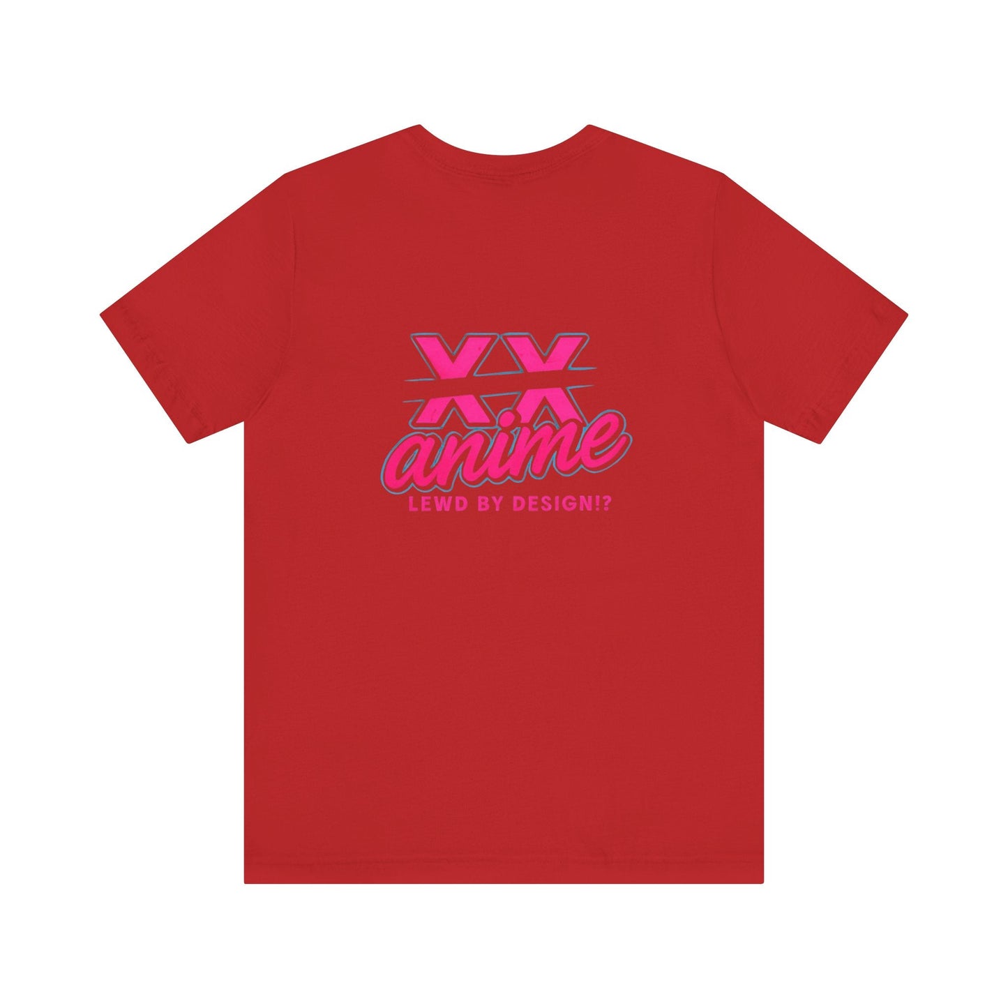 Lewd Anime-Themed Unisex Tee for Fans, Cute Graphic T-Shirt, Comfortable Everyday Wear, Perfect Gift for Anime Lovers, Stylish Casual Top