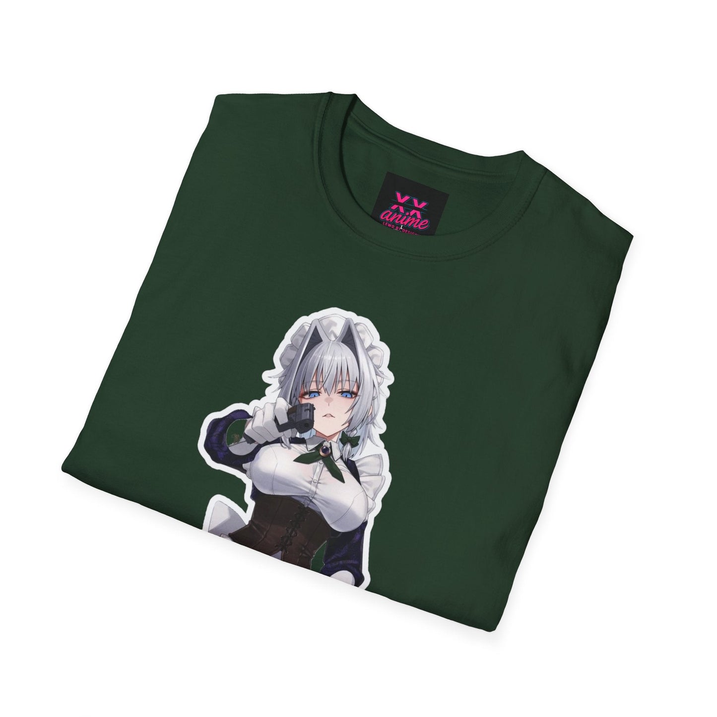 Anime-Inspired Unisex lewd gun T-Shirt - Fun, Playful Design, Perfect for Anime Lovers, Cosplay, Gifts, Casual Wear, and Conventions