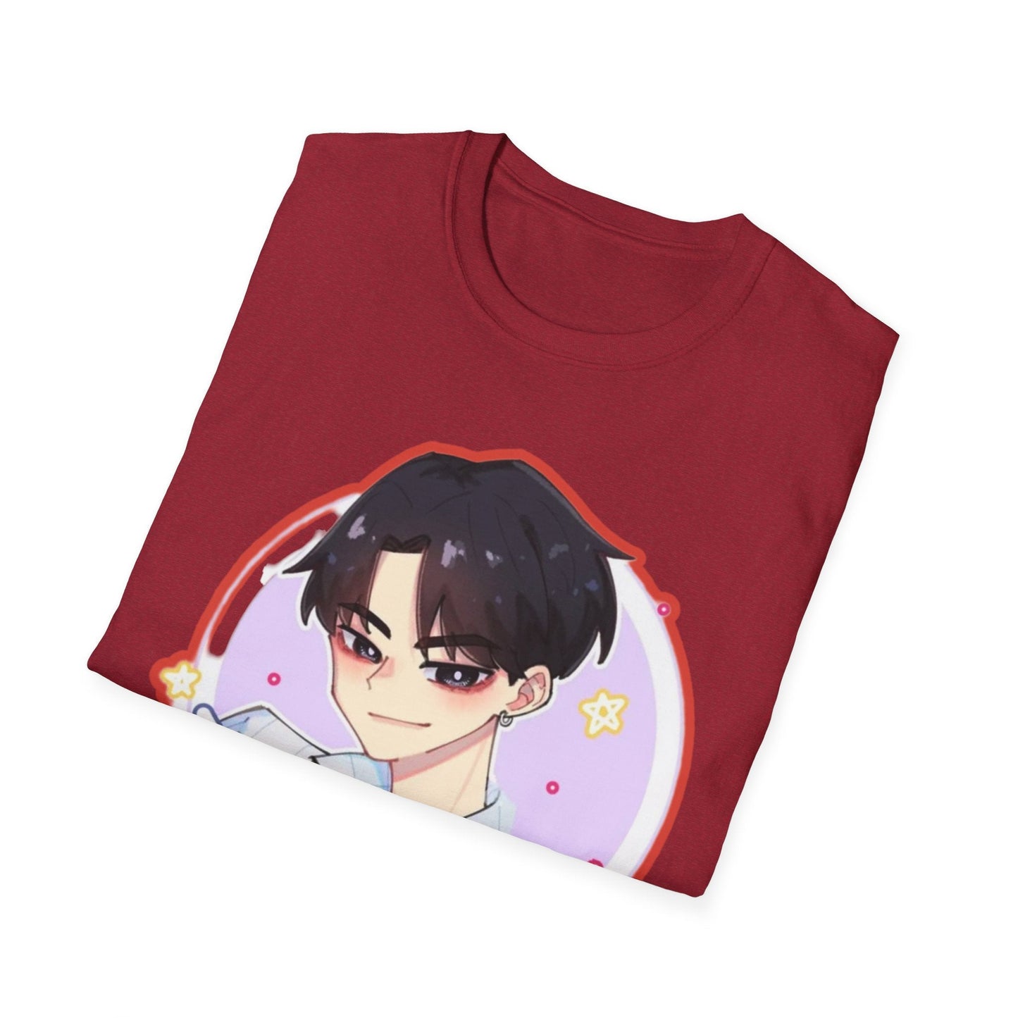 Anime Character kpop boy 2 T-Shirt, Cute Graphic Tee, Unisex Casual Wear, Gift for Teens, Kawaii Fashion, Birthday Present