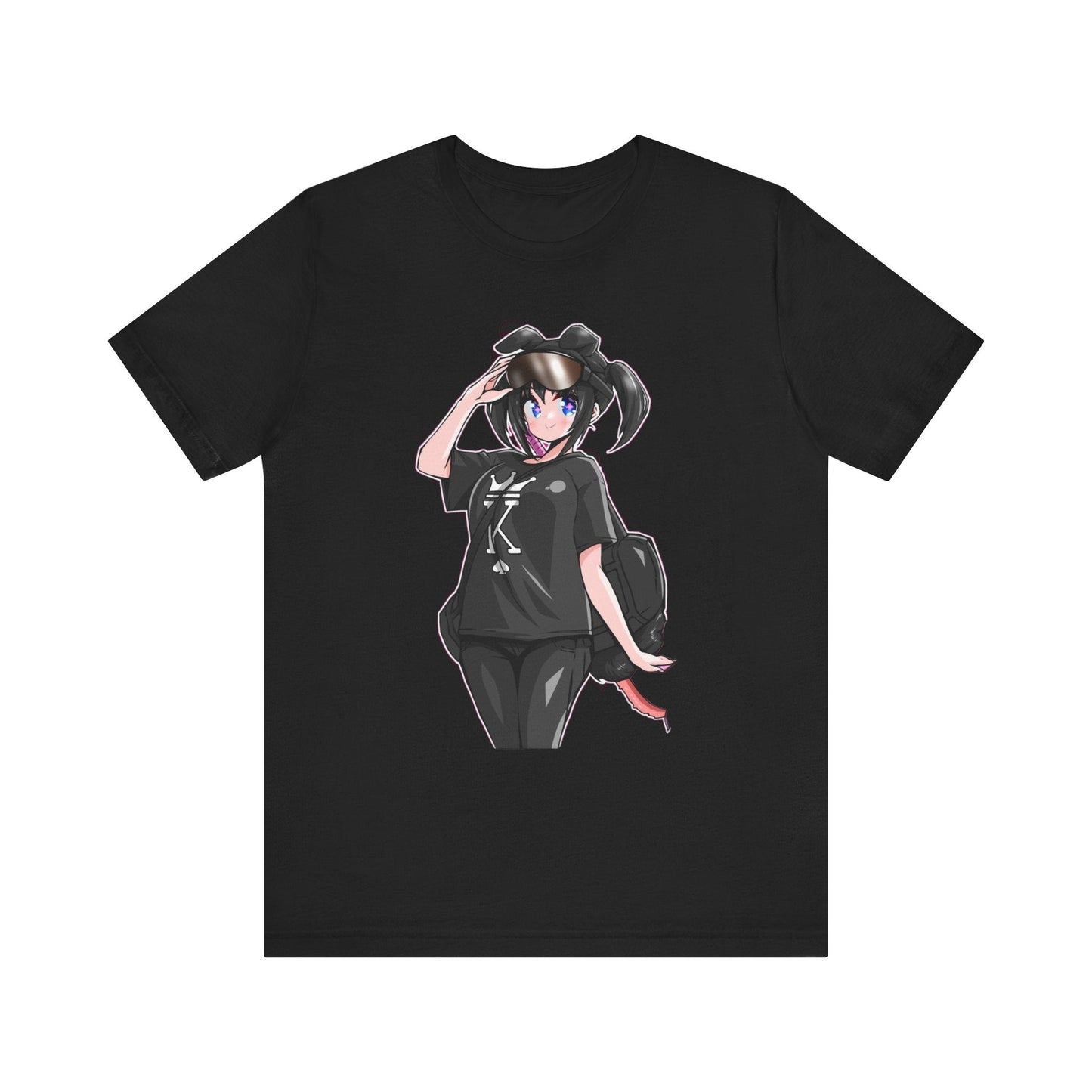 Lewd Anime-Themed Unisex Tee for Fans, Cute Graphic T-Shirt, Comfortable Everyday Wear, Perfect Gift for Anime Lovers, Stylish Casual Top