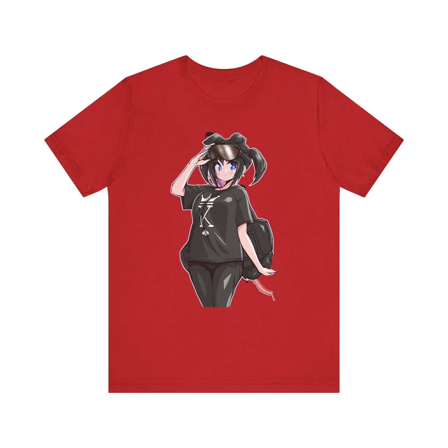 Lewd Anime-Themed Unisex Tee for Fans, Cute Graphic T-Shirt, Comfortable Everyday Wear, Perfect Gift for Anime Lovers, Stylish Casual Top