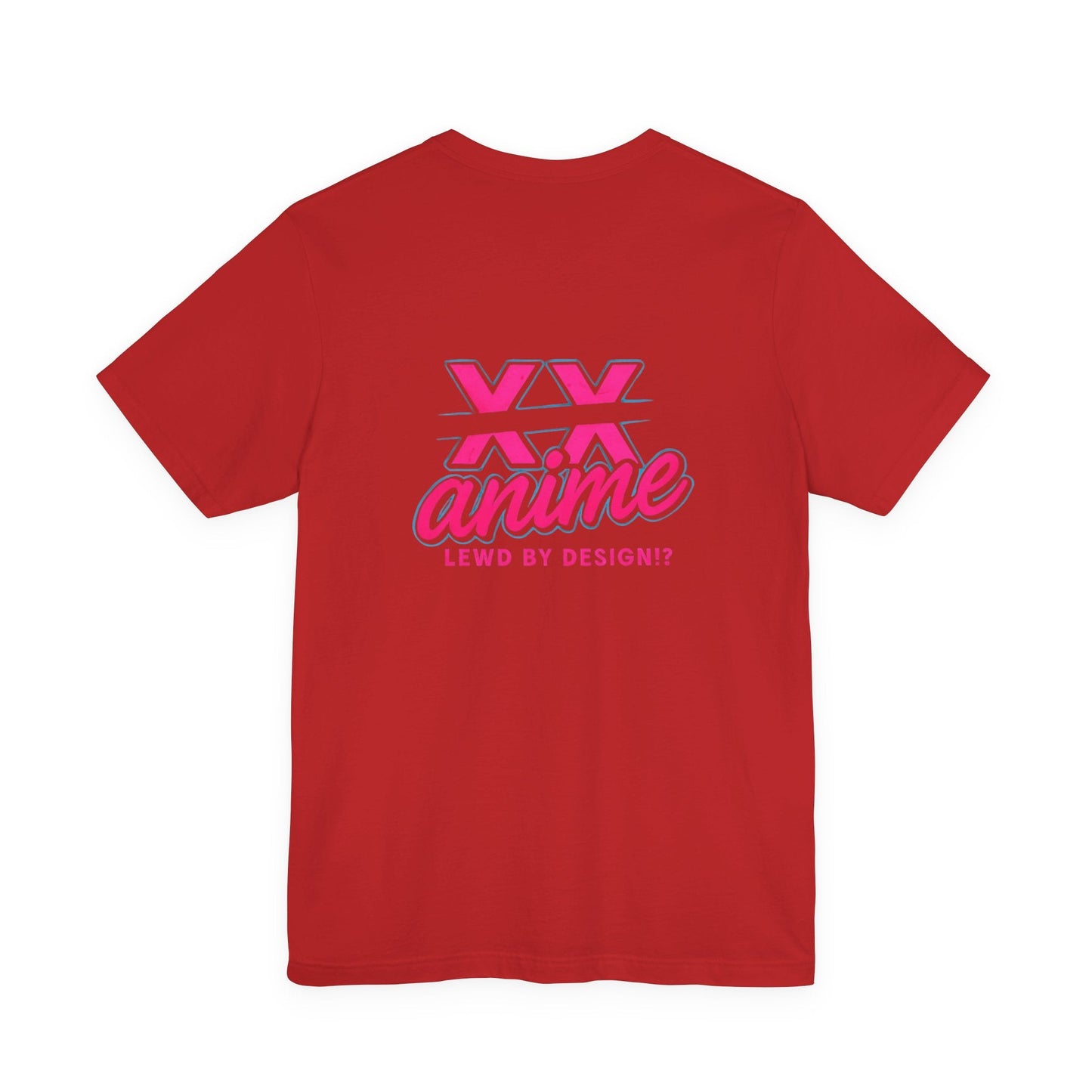 Lewd Anime-Themed Unisex Tee for Fans, Cute Graphic T-Shirt, Comfortable Everyday Wear, Perfect Gift for Anime Lovers, Stylish Casual Top