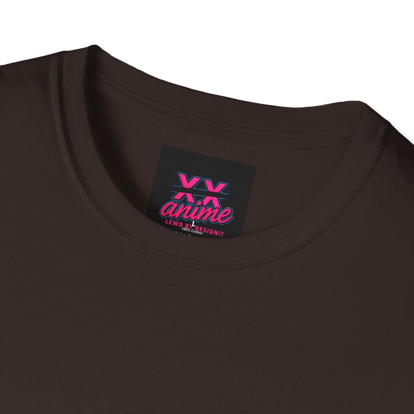 Anime-lewd Inspired Unisex Softstyle T-Shirt, Graphic Tee for Fans, Perfect for Cosplay, Gift for Anime Lovers, Casual Wear, Unique Designs