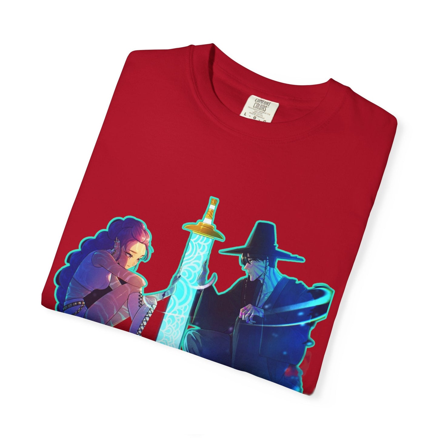 Unisex kpop Garment-Dyed T-shirt