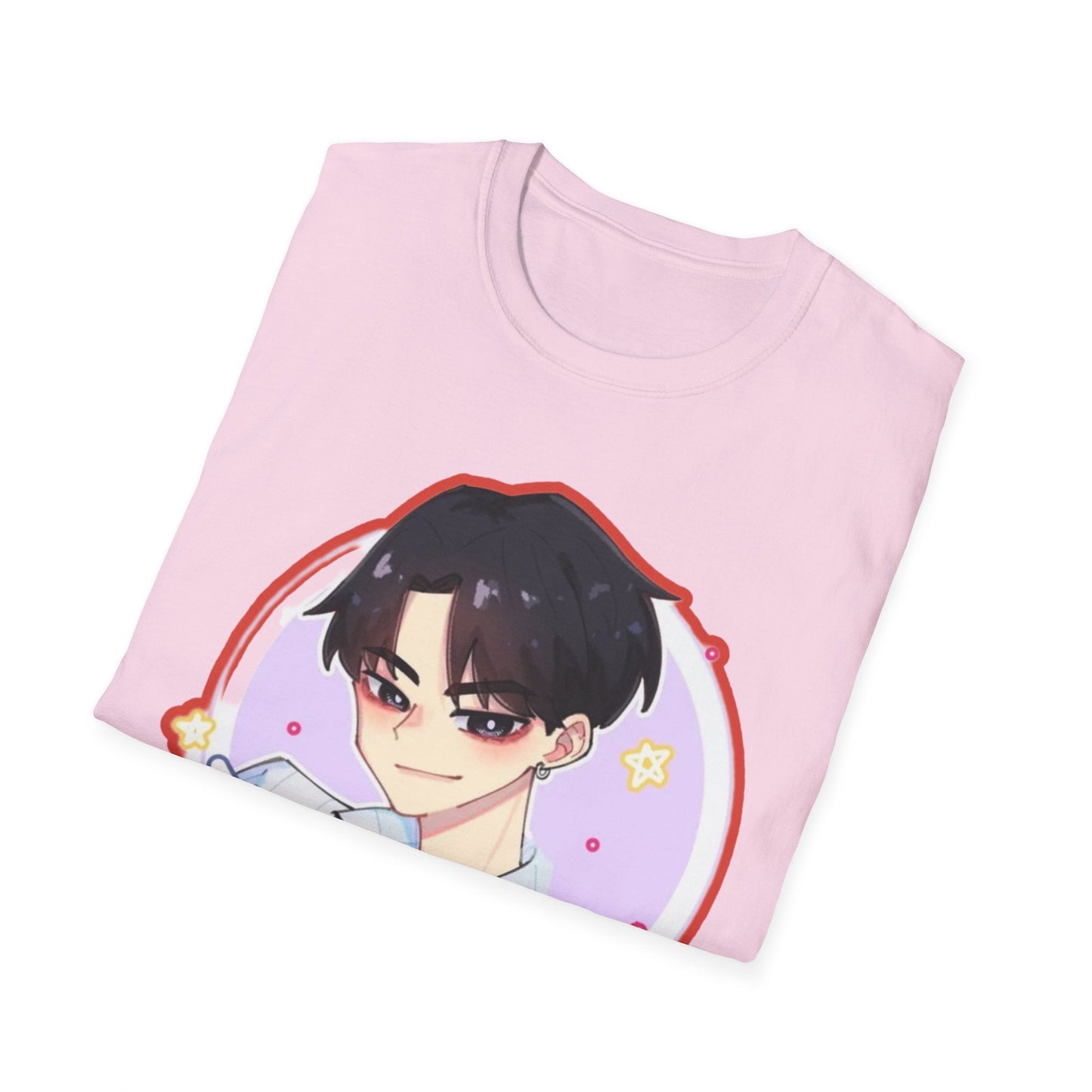 Anime Character kpop boy 2 T-Shirt, Cute Graphic Tee, Unisex Casual Wear, Gift for Teens, Kawaii Fashion, Birthday Present