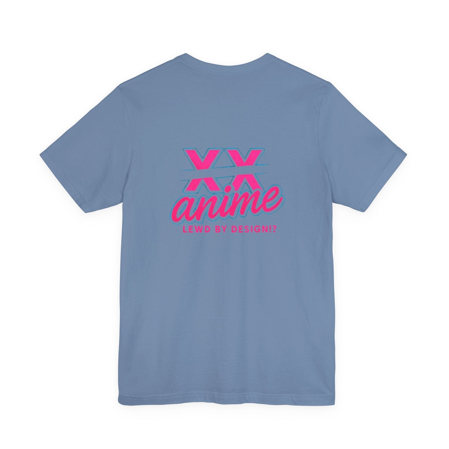 Lewd Anime-Themed Unisex Tee for Fans, Cute Graphic T-Shirt, Comfortable Everyday Wear, Perfect Gift for Anime Lovers, Stylish Casual Top