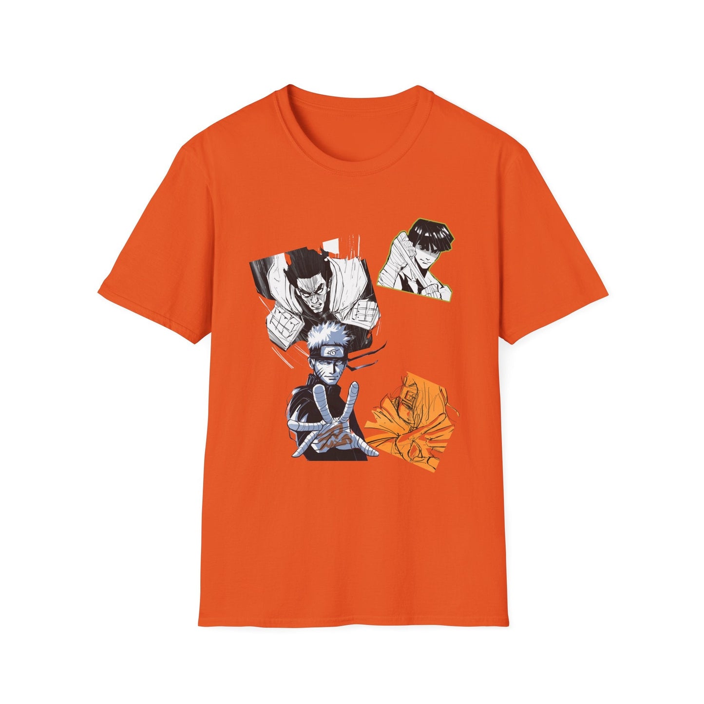 Ninja style Anime-Inspired Unisex T-Shirt, Graphic Tee for Fans, Perfect Gift for Birthdays or Conventions, Casual Wear, Softstyle Shirt