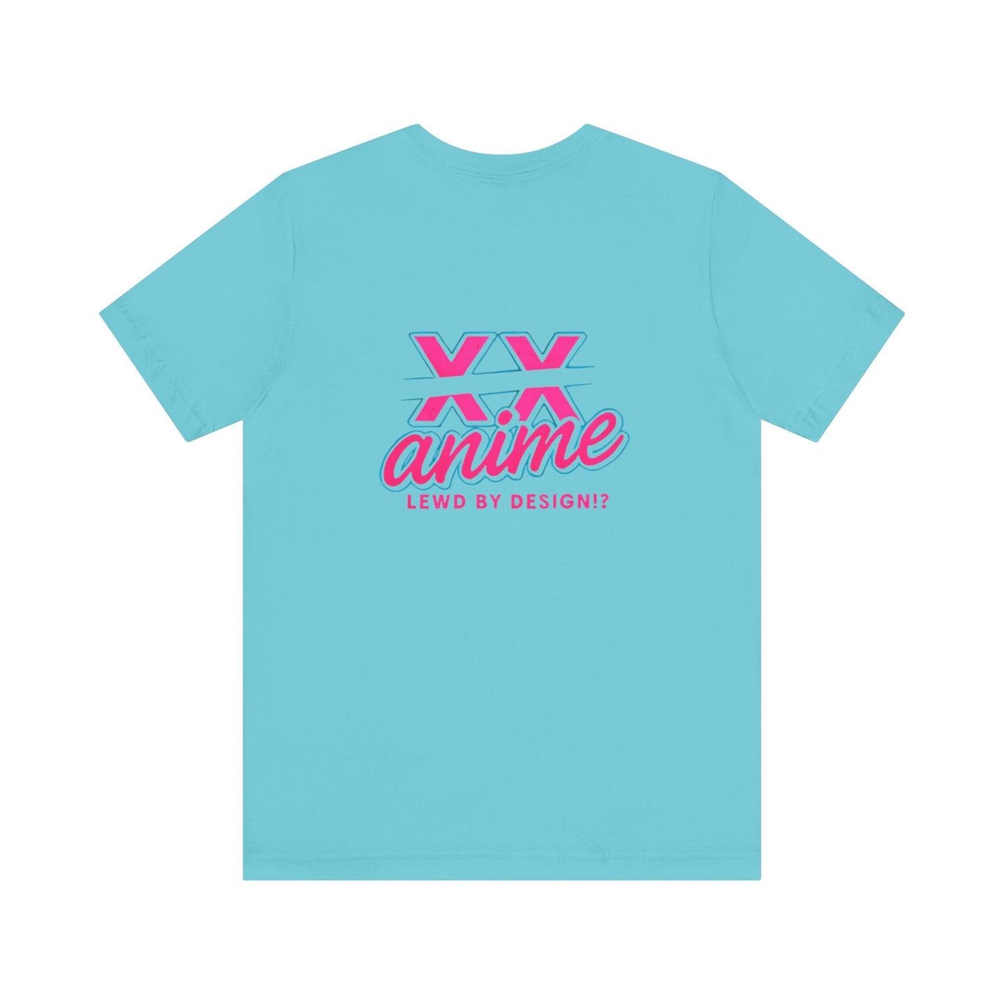 Lewd Anime-Themed Unisex Tee for Fans, Cute Graphic T-Shirt, Comfortable Everyday Wear, Perfect Gift for Anime Lovers, Stylish Casual Top