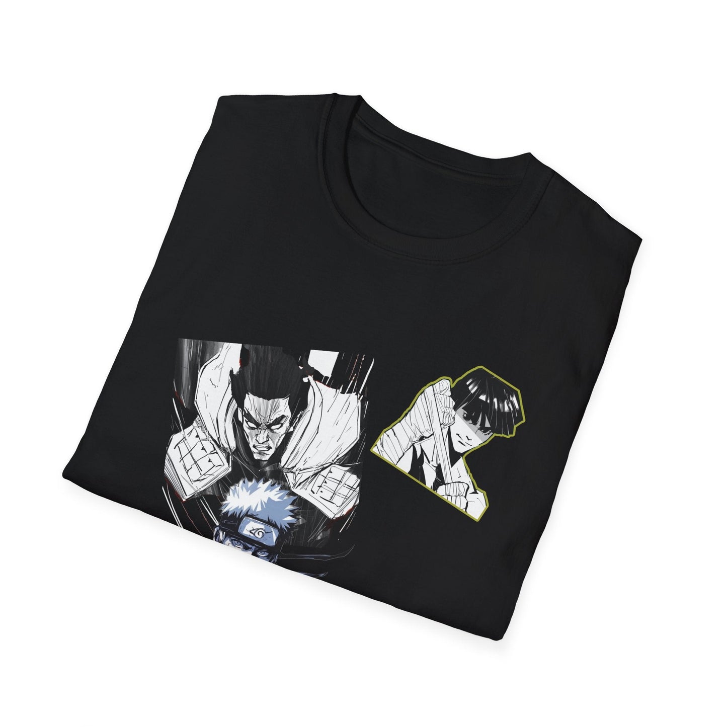 Ninja style Anime-Inspired Unisex T-Shirt, Graphic Tee for Fans, Perfect Gift for Birthdays or Conventions, Casual Wear, Softstyle Shirt