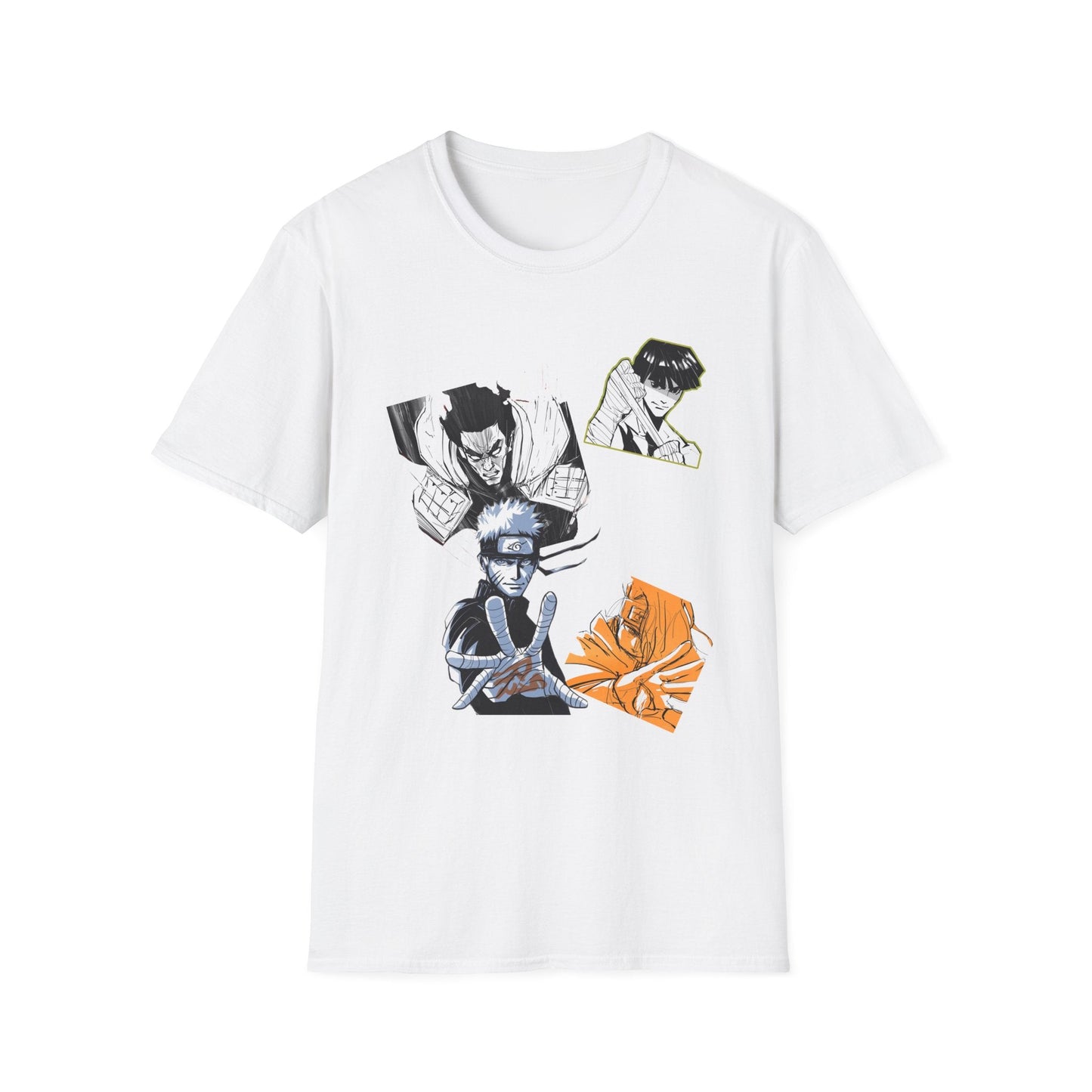 Ninja style Anime-Inspired Unisex T-Shirt, Graphic Tee for Fans, Perfect Gift for Birthdays or Conventions, Casual Wear, Softstyle Shirt