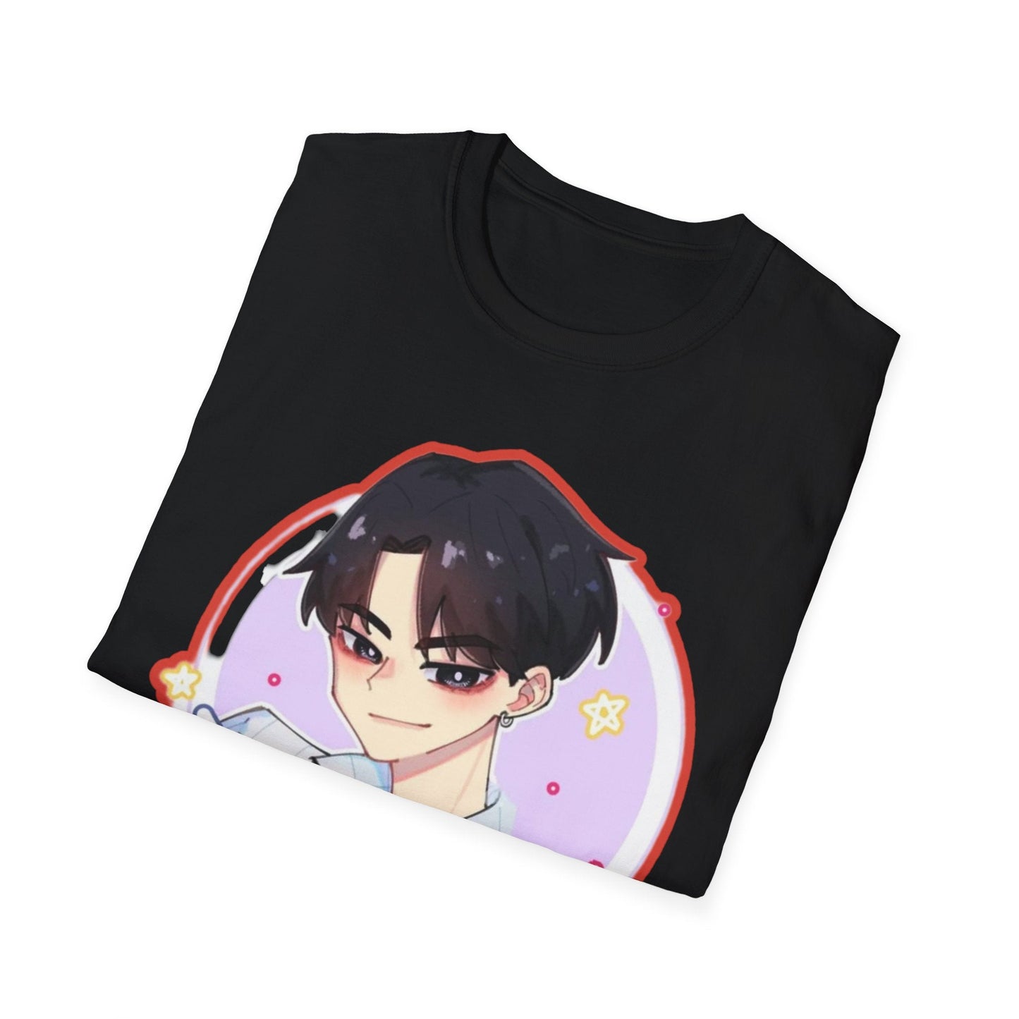 Anime Character kpop boy 2 T-Shirt, Cute Graphic Tee, Unisex Casual Wear, Gift for Teens, Kawaii Fashion, Birthday Present