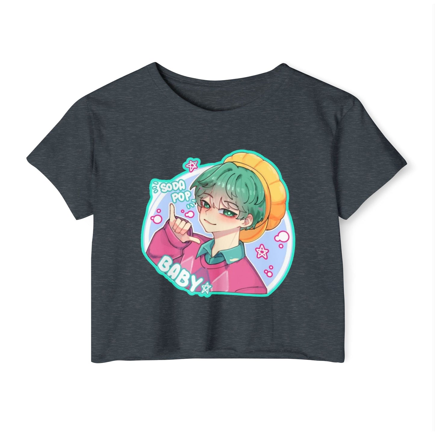 Cute Graphic kpop boys 3 Crop Top for Women, Festival Wear, Baby Pop Art Tee, Casual Summer Top, Gift for Music Lovers, Trendy Streetwear