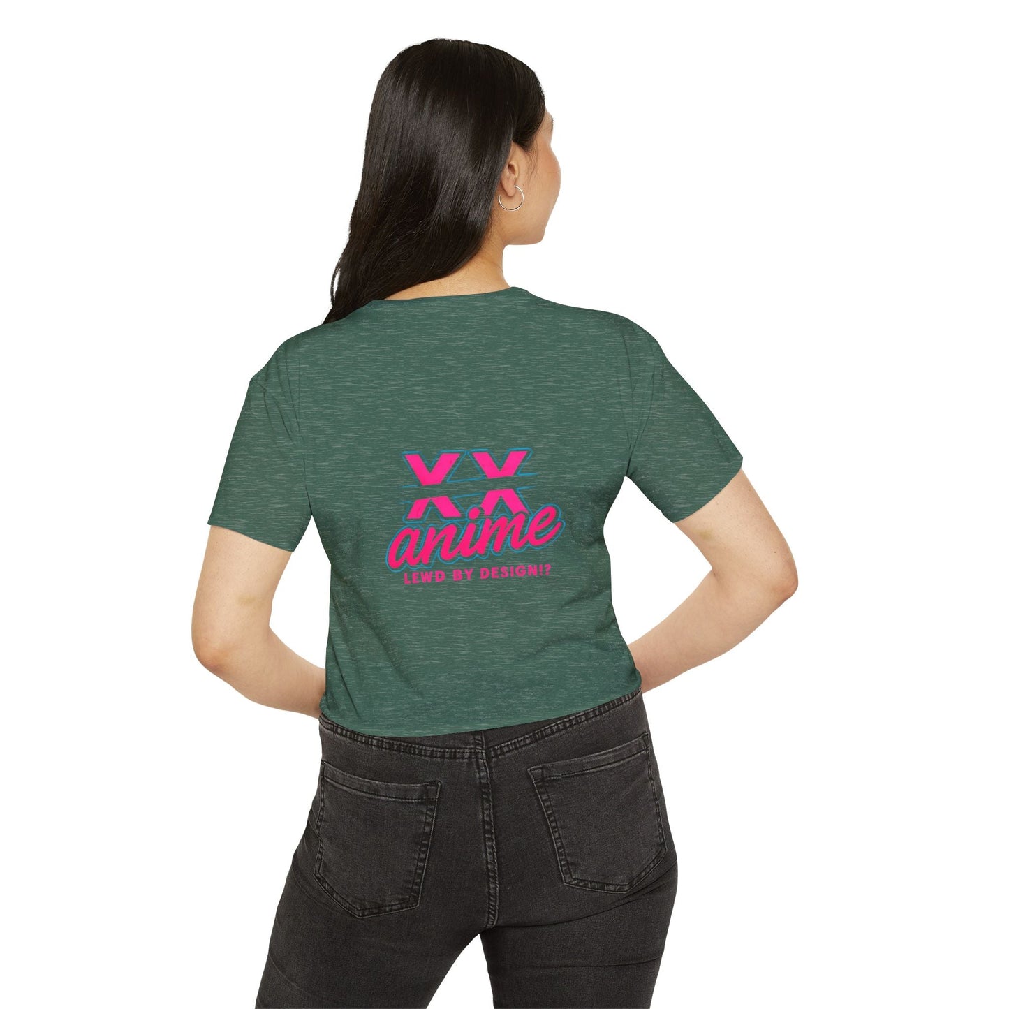 Idol style 1 Crop Top for Women, Summer Fashion, Cute Anime Tee, Festival Outfit, Anime Lover Gift