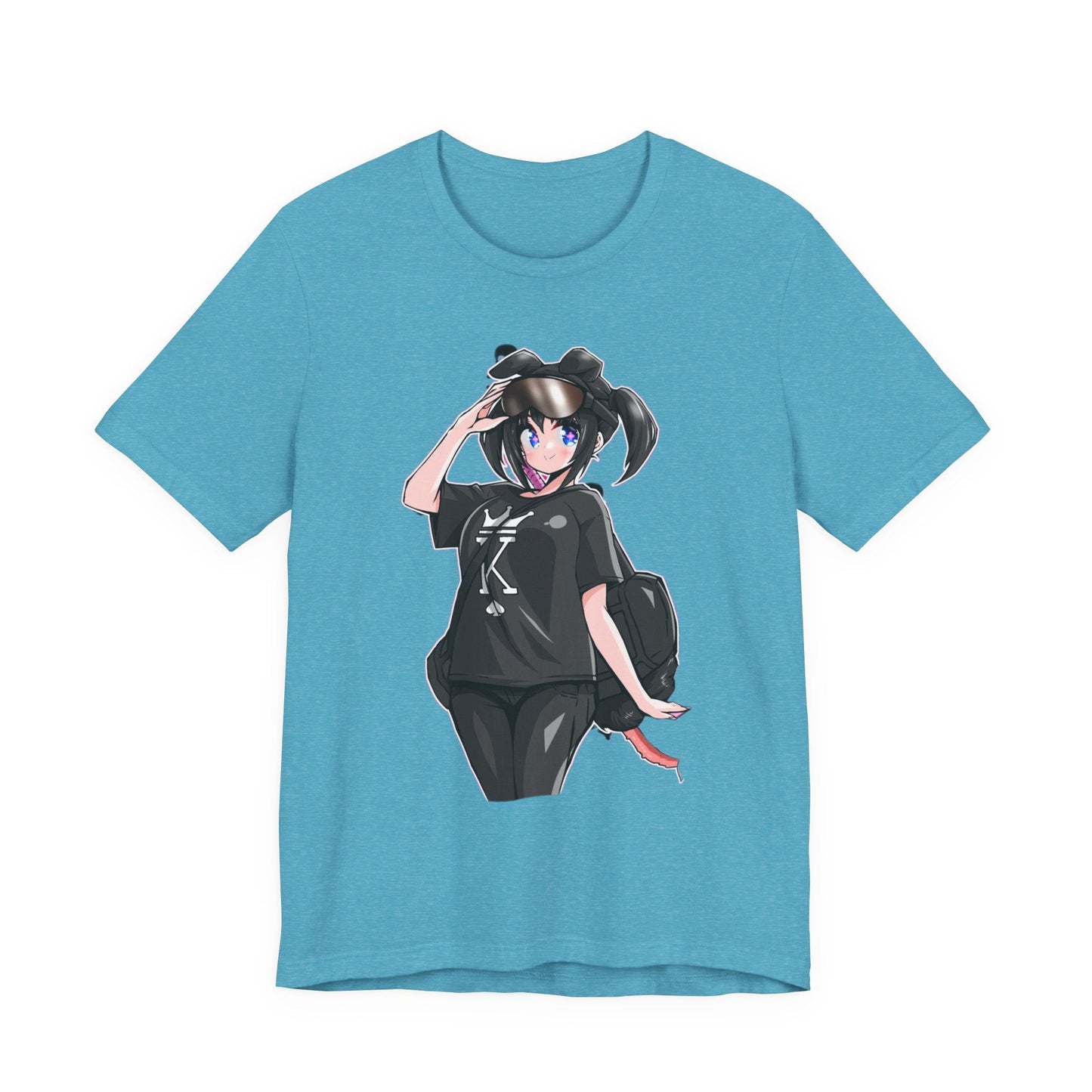 Lewd Anime-Themed Unisex Tee for Fans, Cute Graphic T-Shirt, Comfortable Everyday Wear, Perfect Gift for Anime Lovers, Stylish Casual Top
