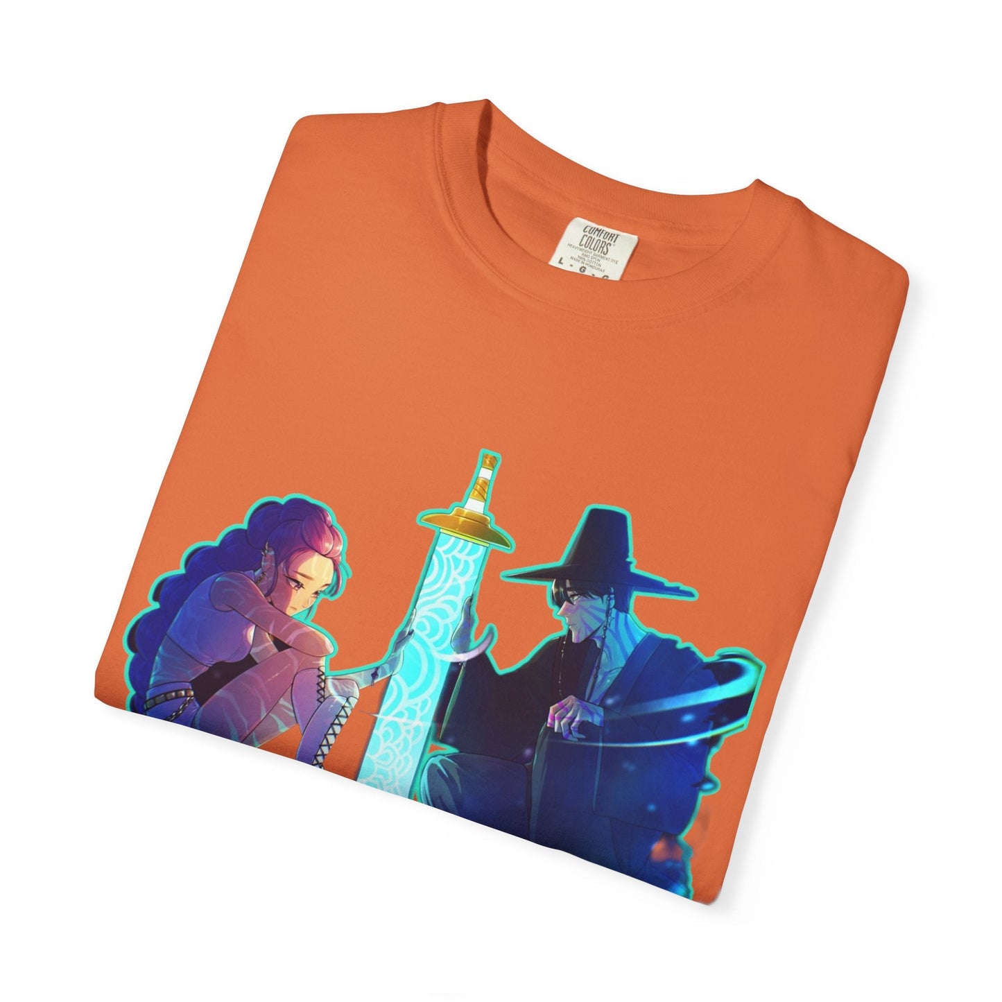 Unisex kpop Garment-Dyed T-shirt