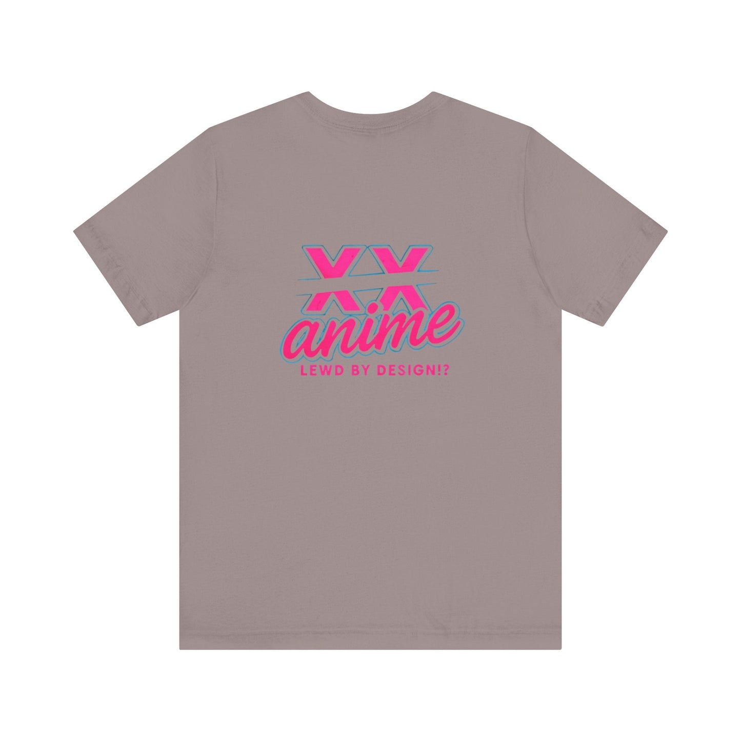 Lewd Anime-Themed Unisex Tee for Fans, Cute Graphic T-Shirt, Comfortable Everyday Wear, Perfect Gift for Anime Lovers, Stylish Casual Top