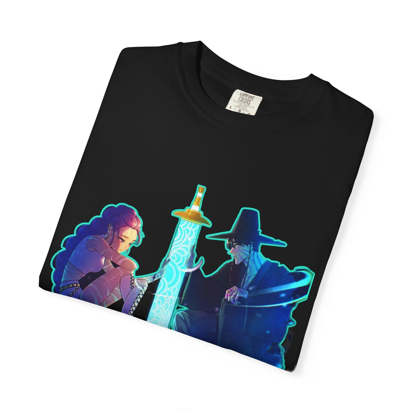 Unisex kpop Garment-Dyed T-shirt