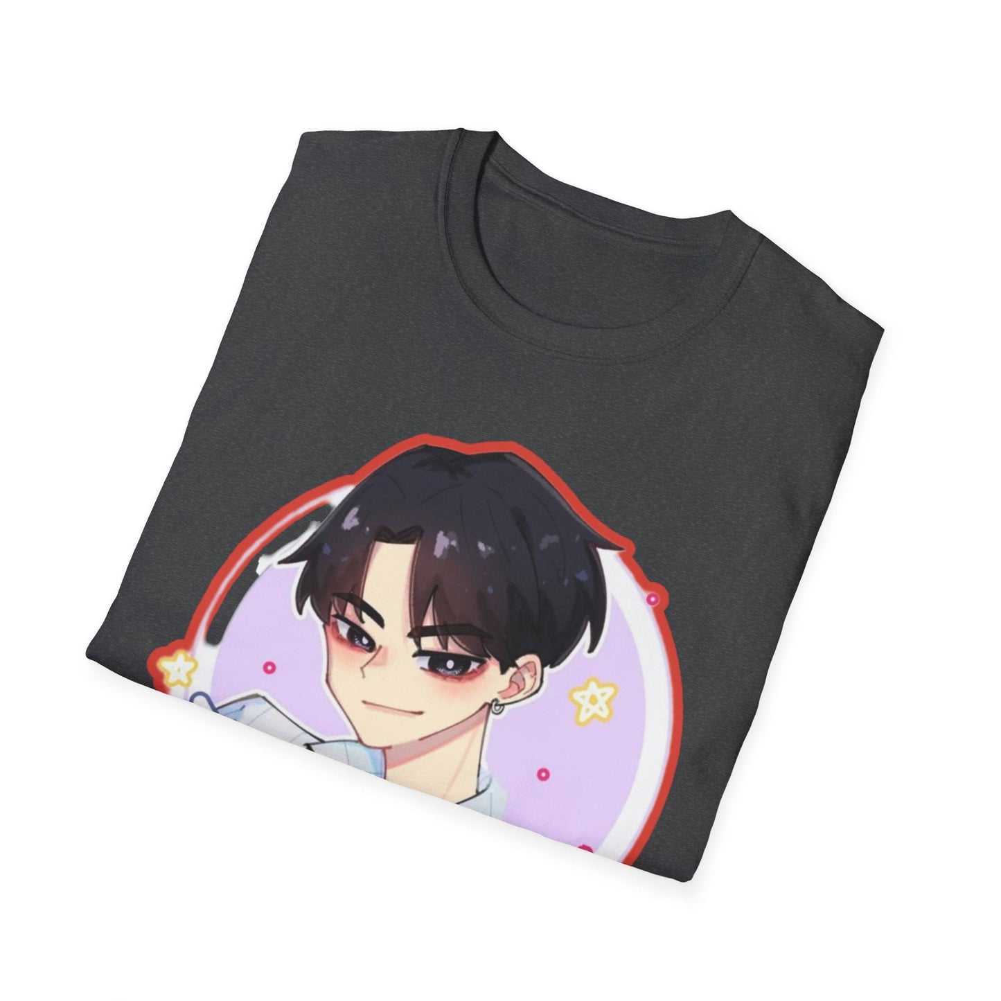 Anime Character kpop boy 2 T-Shirt, Cute Graphic Tee, Unisex Casual Wear, Gift for Teens, Kawaii Fashion, Birthday Present