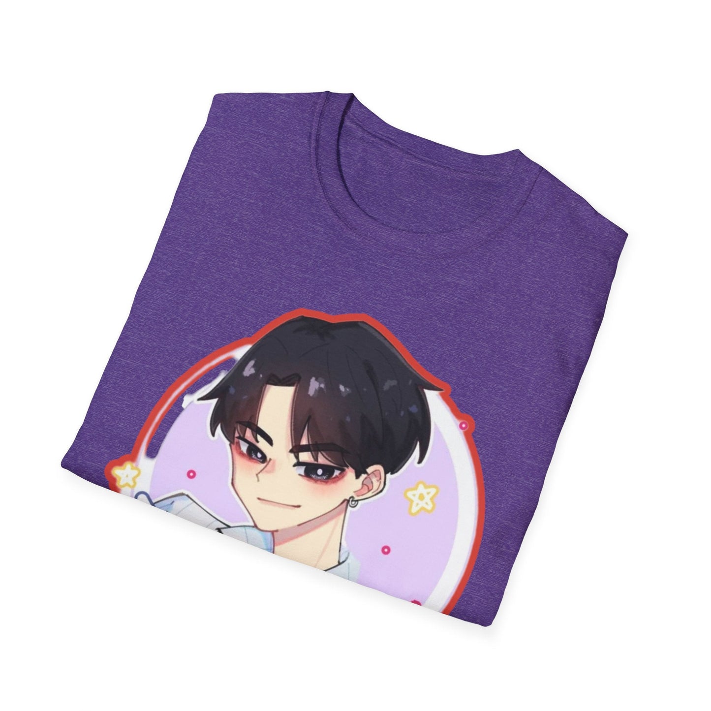 Anime Character kpop boy 2 T-Shirt, Cute Graphic Tee, Unisex Casual Wear, Gift for Teens, Kawaii Fashion, Birthday Present