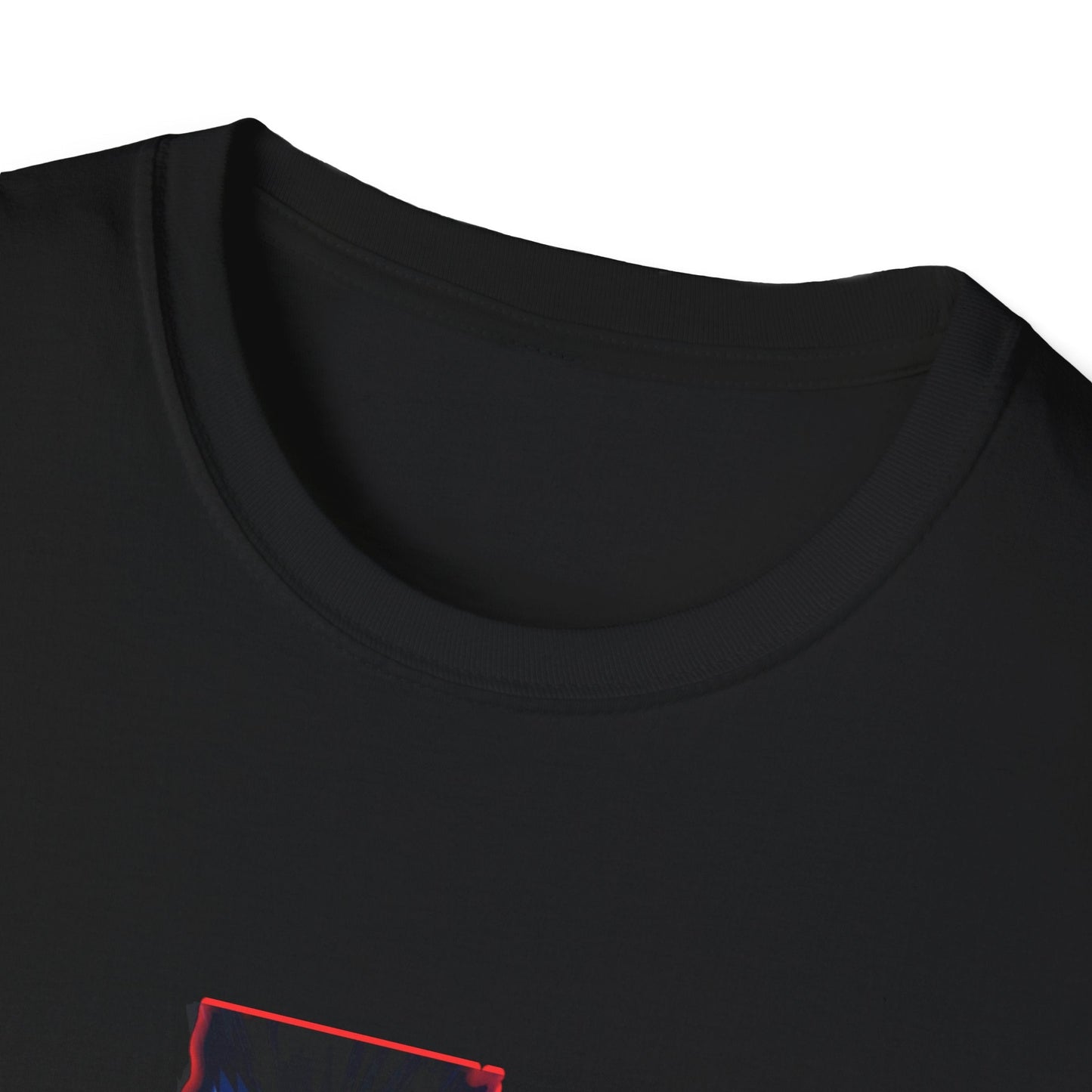 Dn Cosmic Illusion Unisex Softstyle T-Shirt | Space Art Tee, Sci-Fi Apparel, Casual Wear, Unique Gift, Graphic Tee