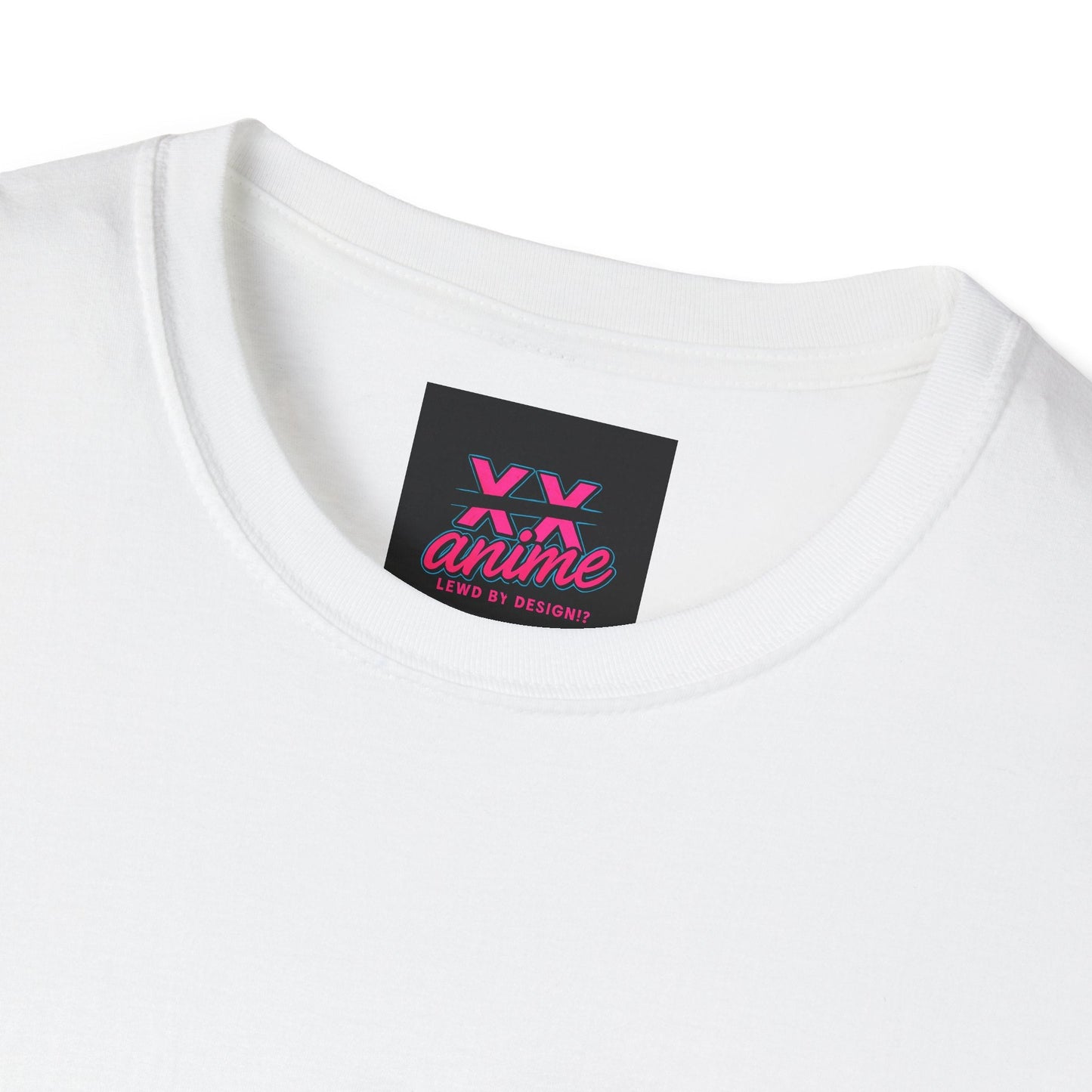 Anime-lewd Inspired Unisex Softstyle T-Shirt, Graphic Tee for Fans, Perfect for Cosplay, Gift for Anime Lovers, Casual Wear, Unique Designs