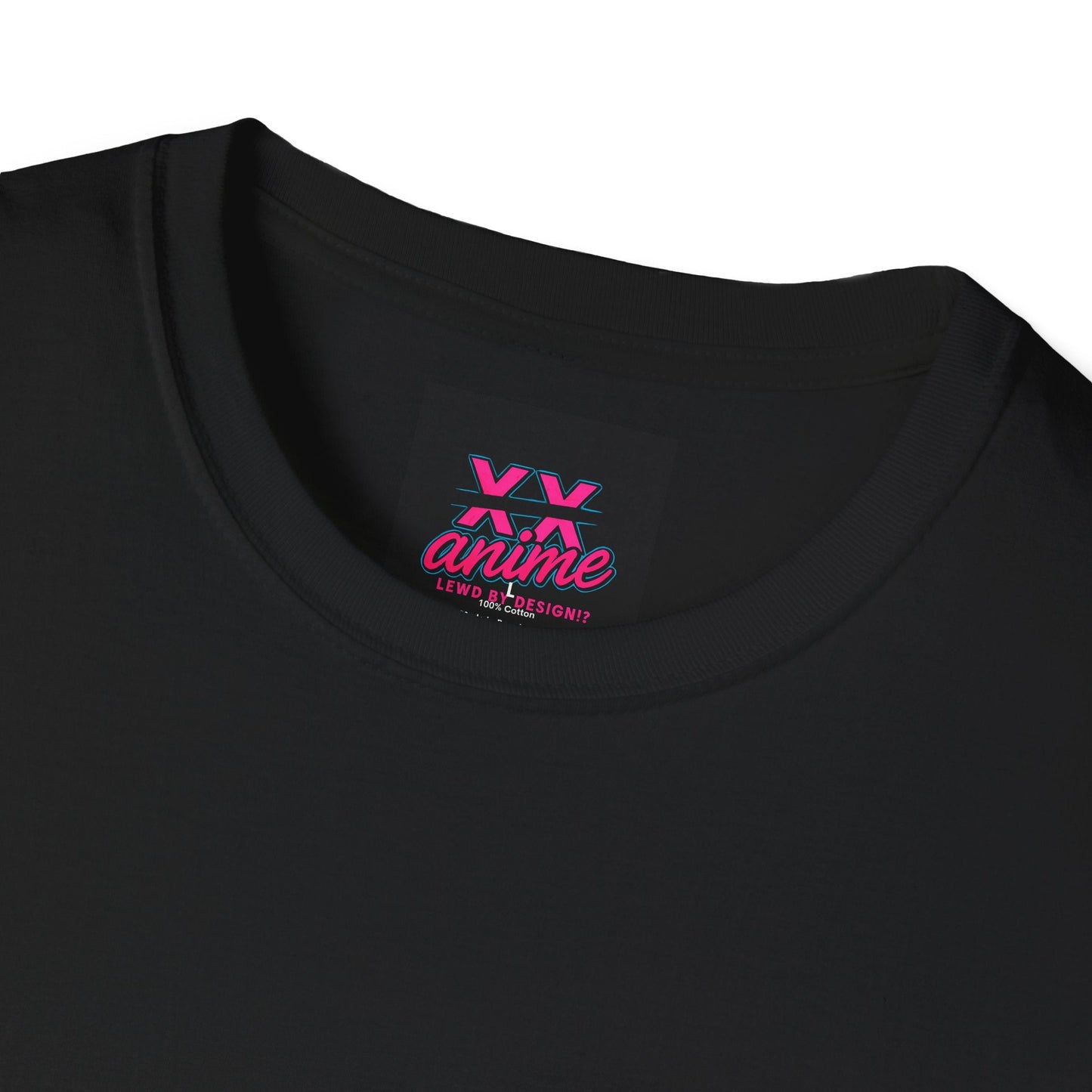 Anime-lewd Inspired Unisex Softstyle T-Shirt, Graphic Tee for Fans, Perfect for Cosplay, Gift for Anime Lovers, Casual Wear, Unique Designs
