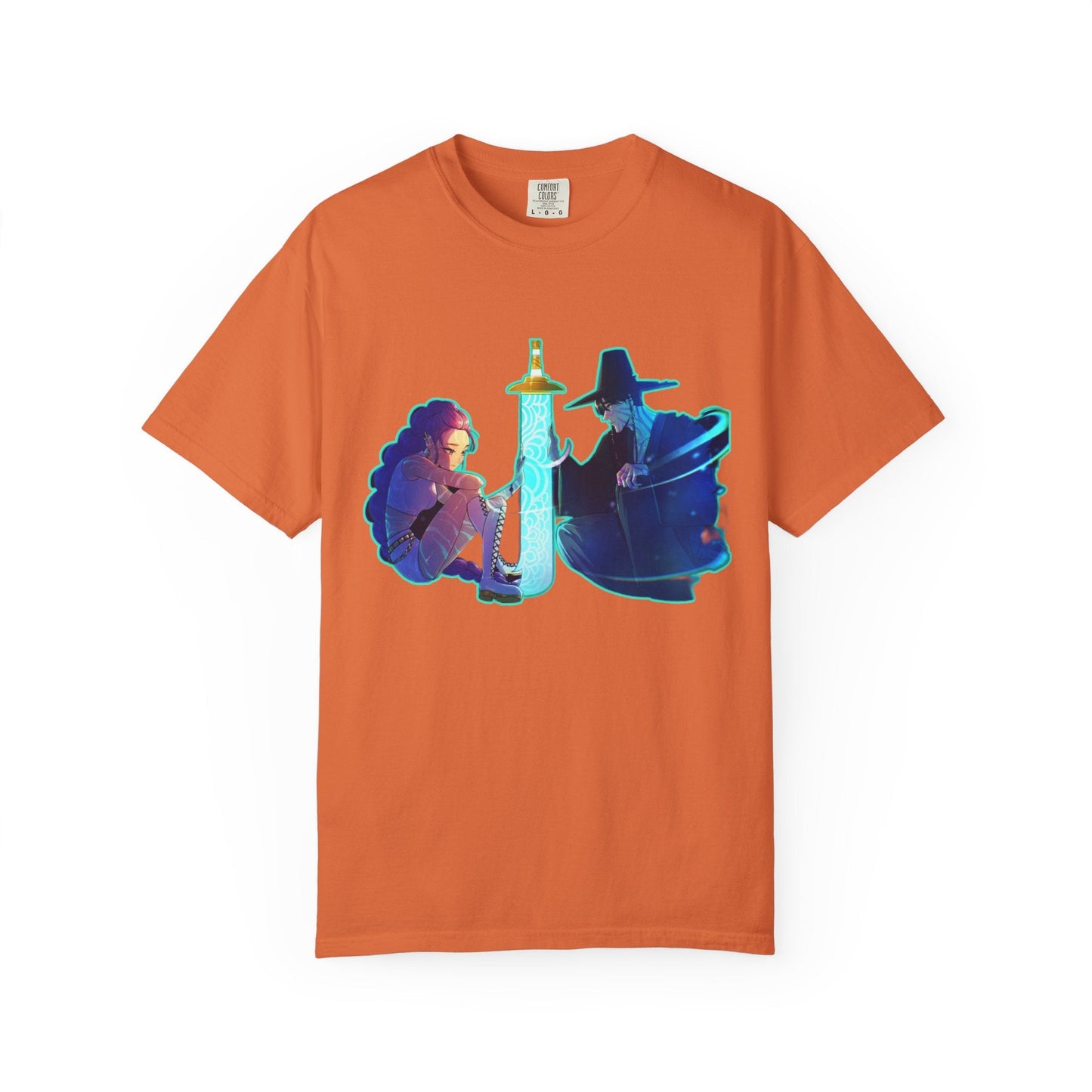 Unisex kpop Garment-Dyed T-shirt