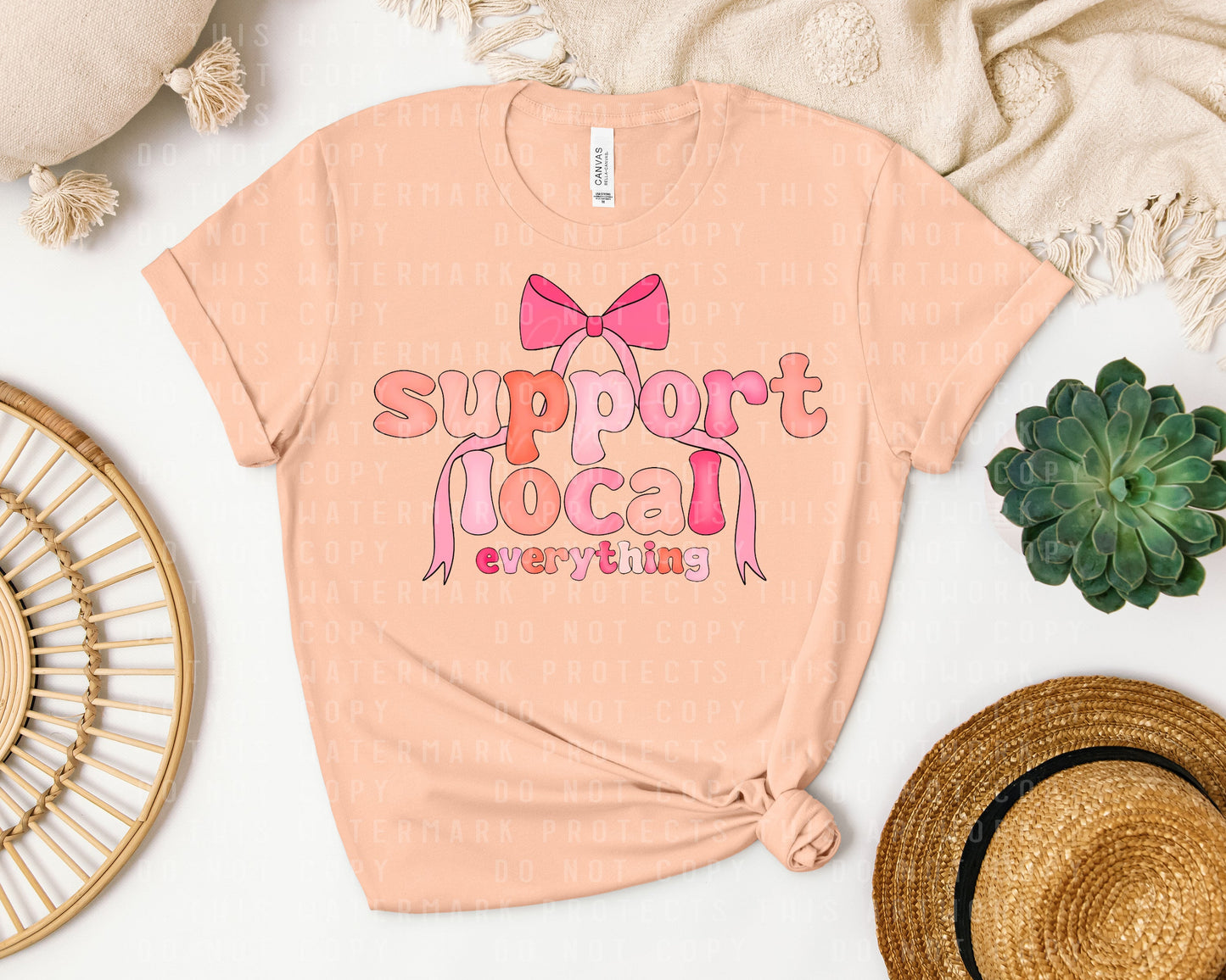 Support Local Everything Graphic Tee
