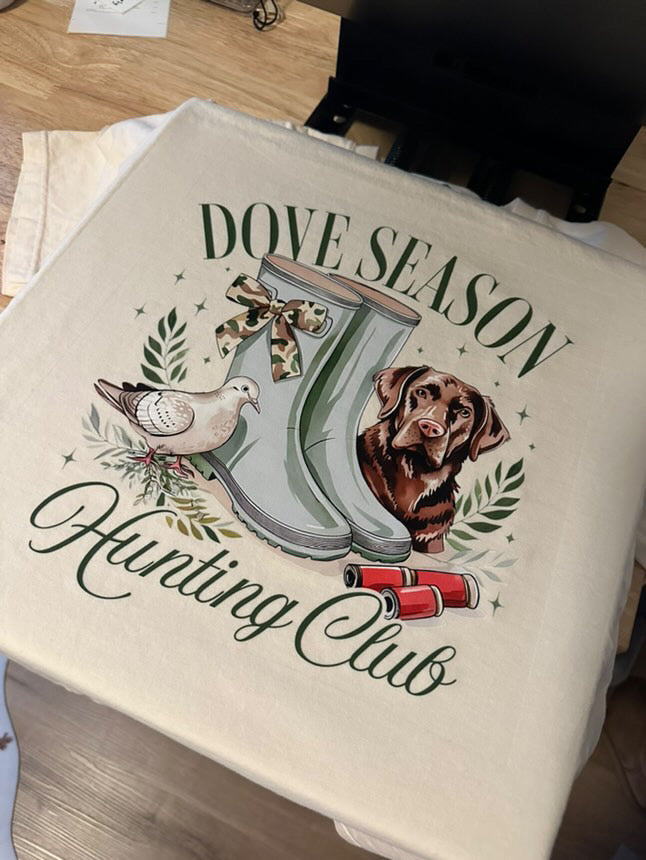 Dove Hunting Season - comfort colors