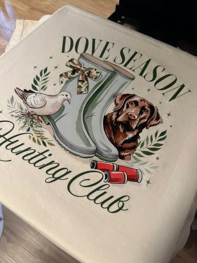Dove Hunting Season - comfort colors