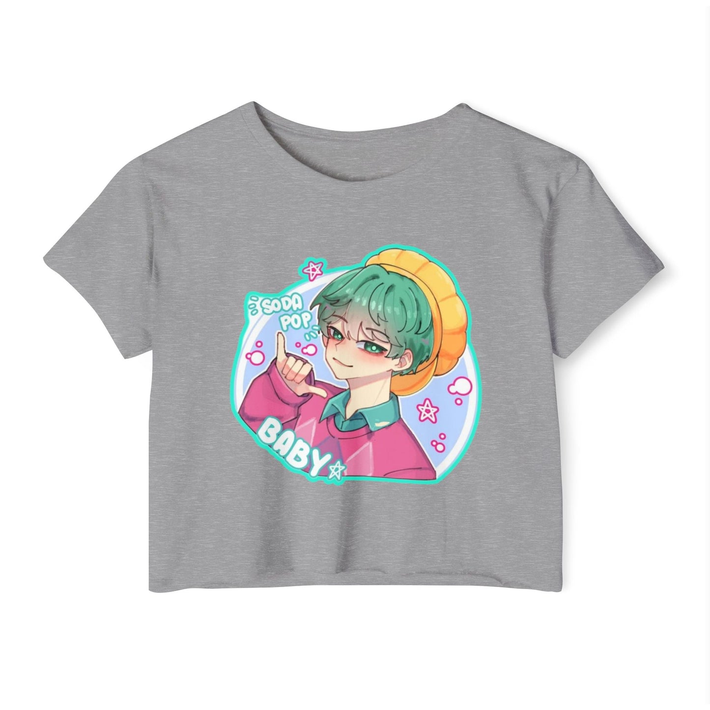 Cute Graphic kpop boys 3 Crop Top for Women, Festival Wear, Baby Pop Art Tee, Casual Summer Top, Gift for Music Lovers, Trendy Streetwear