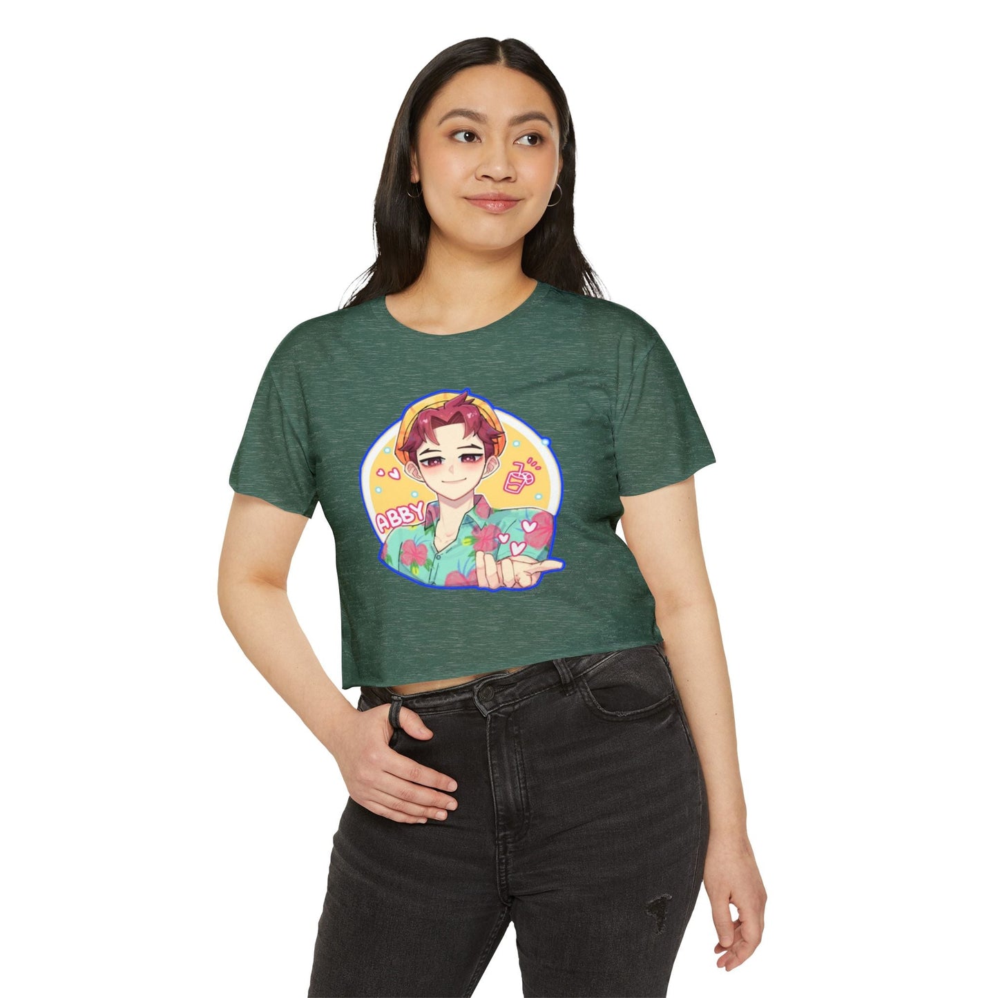 Festival Vibe kpop boys 4 Women's Crop Top, Stylish Tee for Summer Events, Cute Graphic Crop, Gift for Birthdays, Music Festivals, Casual Outfits, [...]