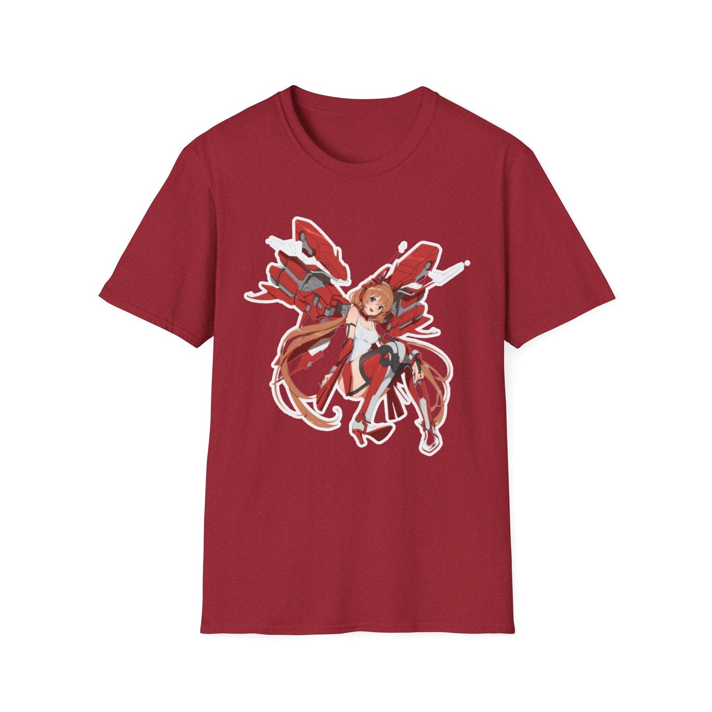 Red Butterfly Graphic Unisex T-Shirt, Cute Casual Tee, Anime-Inspired Apparel, Gift for Friends, Birthday Surprise