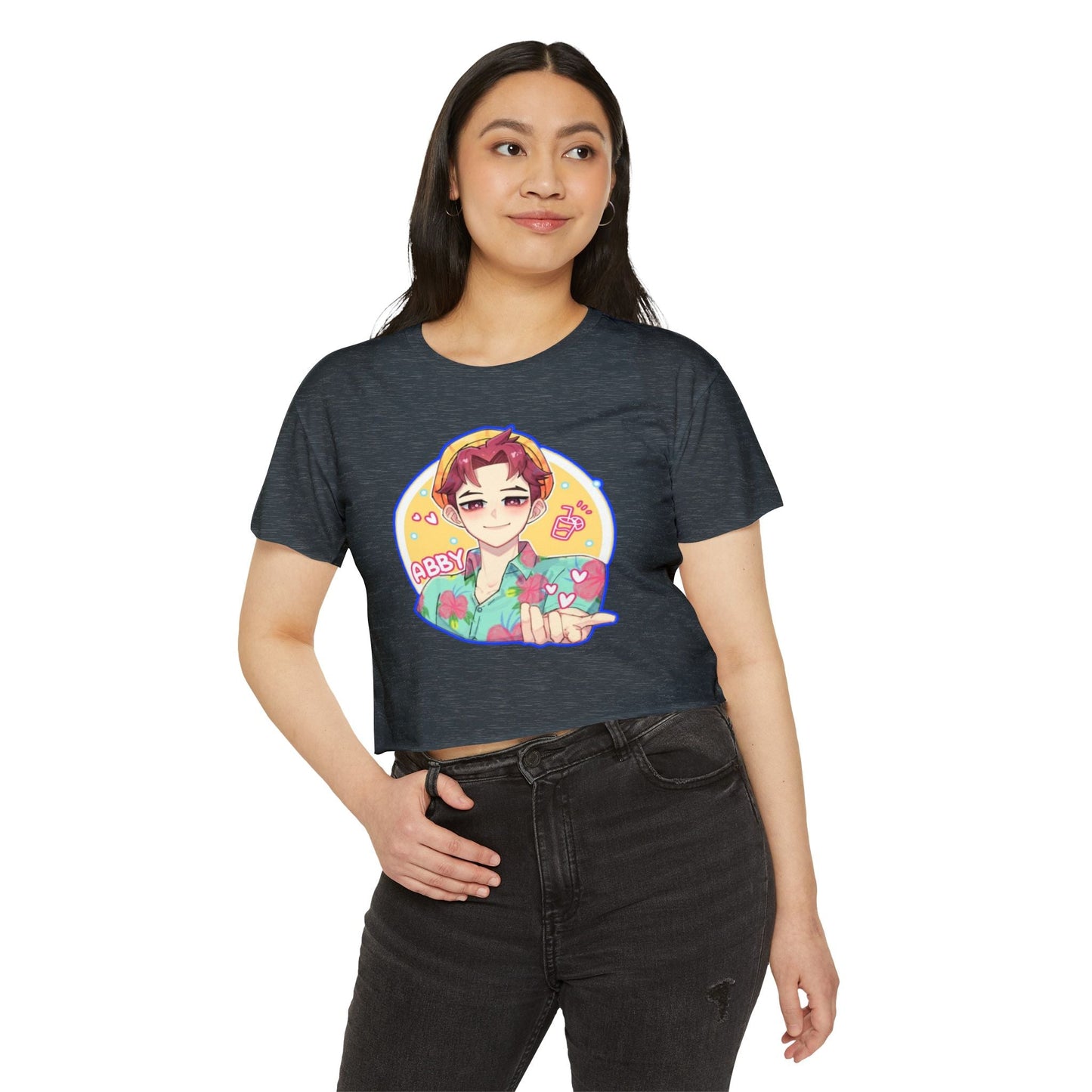Festival Vibe kpop boys 4 Women's Crop Top, Stylish Tee for Summer Events, Cute Graphic Crop, Gift for Birthdays, Music Festivals, Casual Outfits, [...]