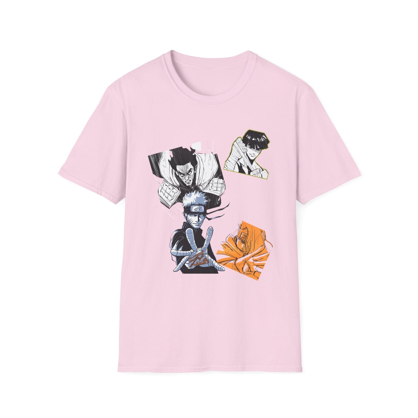 Ninja style Anime-Inspired Unisex T-Shirt, Graphic Tee for Fans, Perfect Gift for Birthdays or Conventions, Casual Wear, Softstyle Shirt