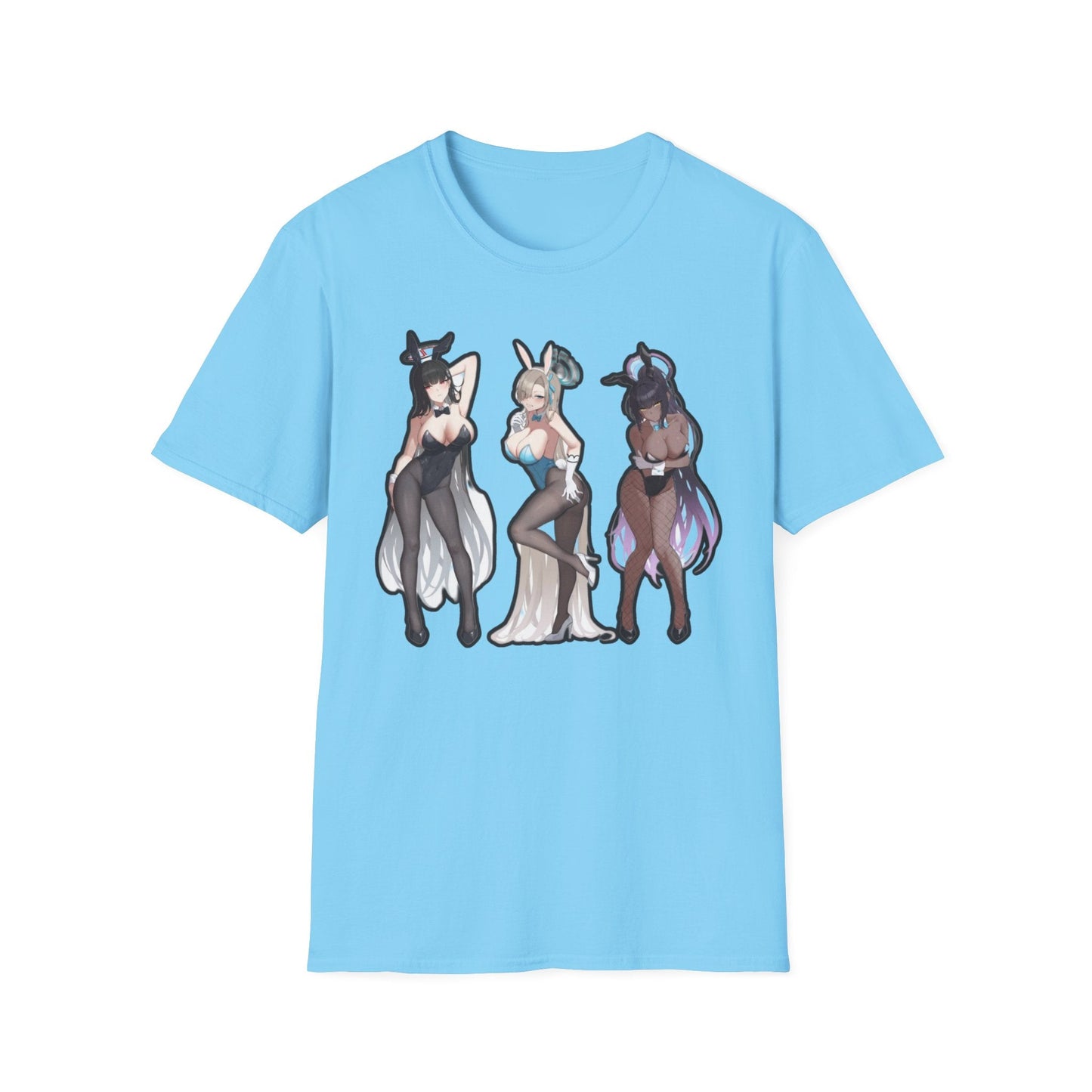 Anime-Inspired lewd bunny Unisex Softstyle T-Shirt, Cute Anime Art Tee, Casual Streetwear, Geeky Gift for Him/Her, Halloween Party Top, Graphic [...]