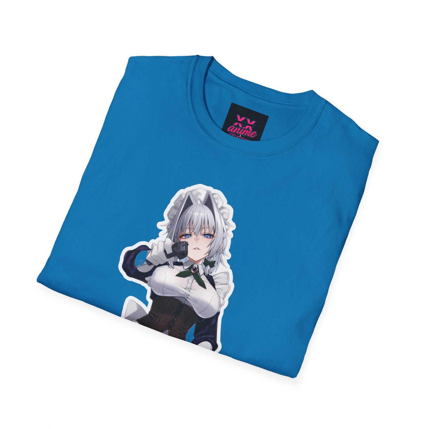 Anime-Inspired Unisex lewd gun T-Shirt - Fun, Playful Design, Perfect for Anime Lovers, Cosplay, Gifts, Casual Wear, and Conventions