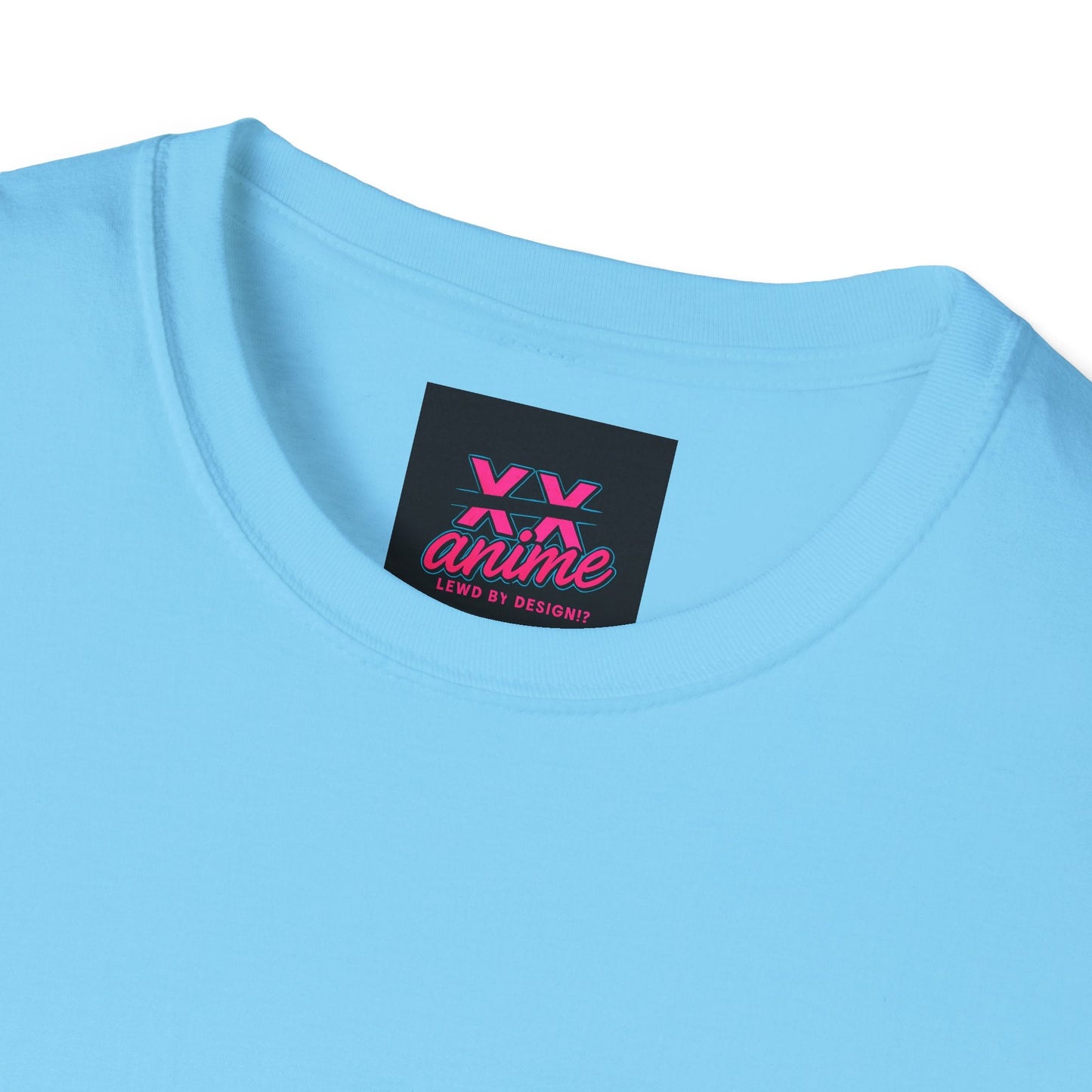 Anime-lewd Inspired Unisex Softstyle T-Shirt, Graphic Tee for Fans, Perfect for Cosplay, Gift for Anime Lovers, Casual Wear, Unique Designs