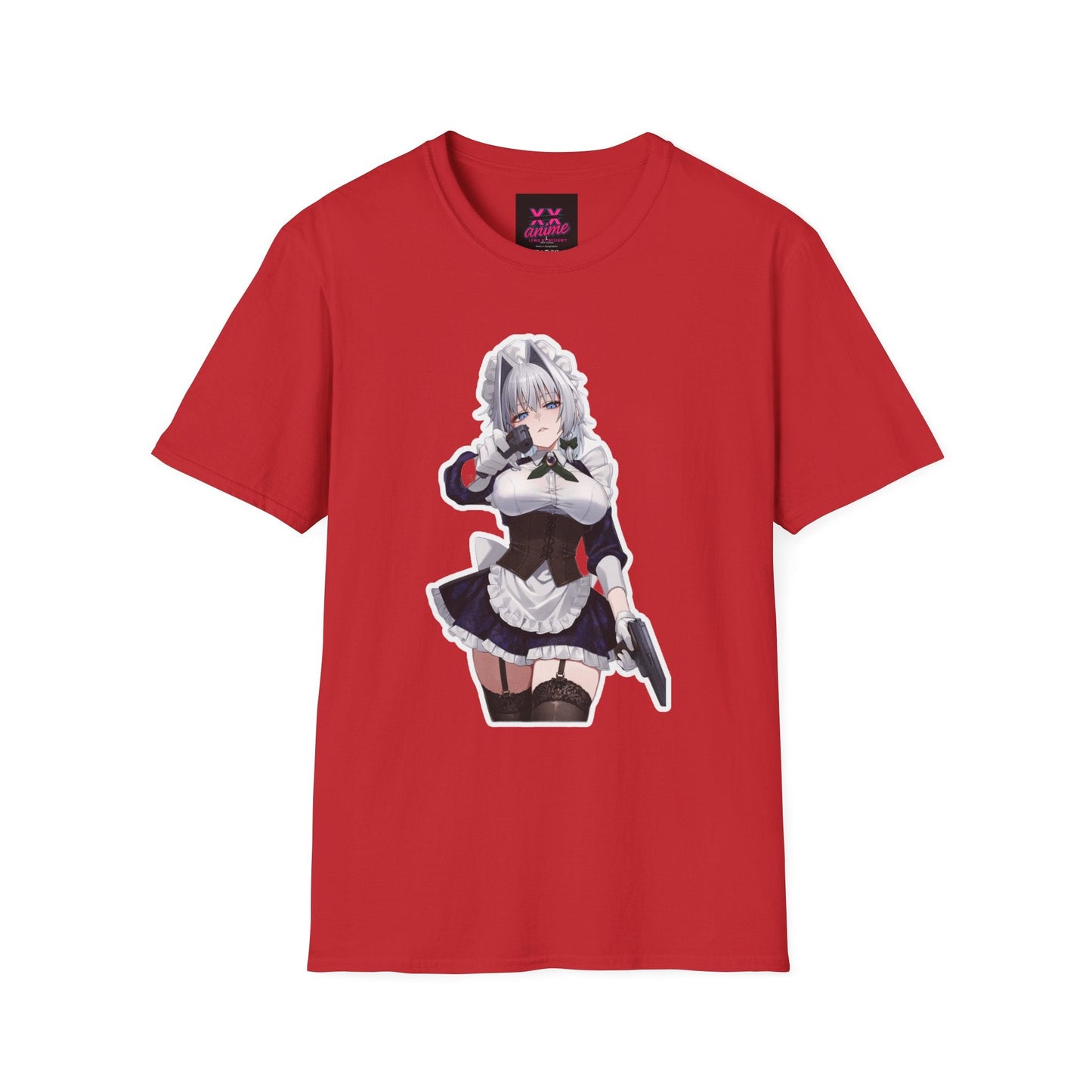 Anime-Inspired Unisex lewd gun T-Shirt - Fun, Playful Design, Perfect for Anime Lovers, Cosplay, Gifts, Casual Wear, and Conventions