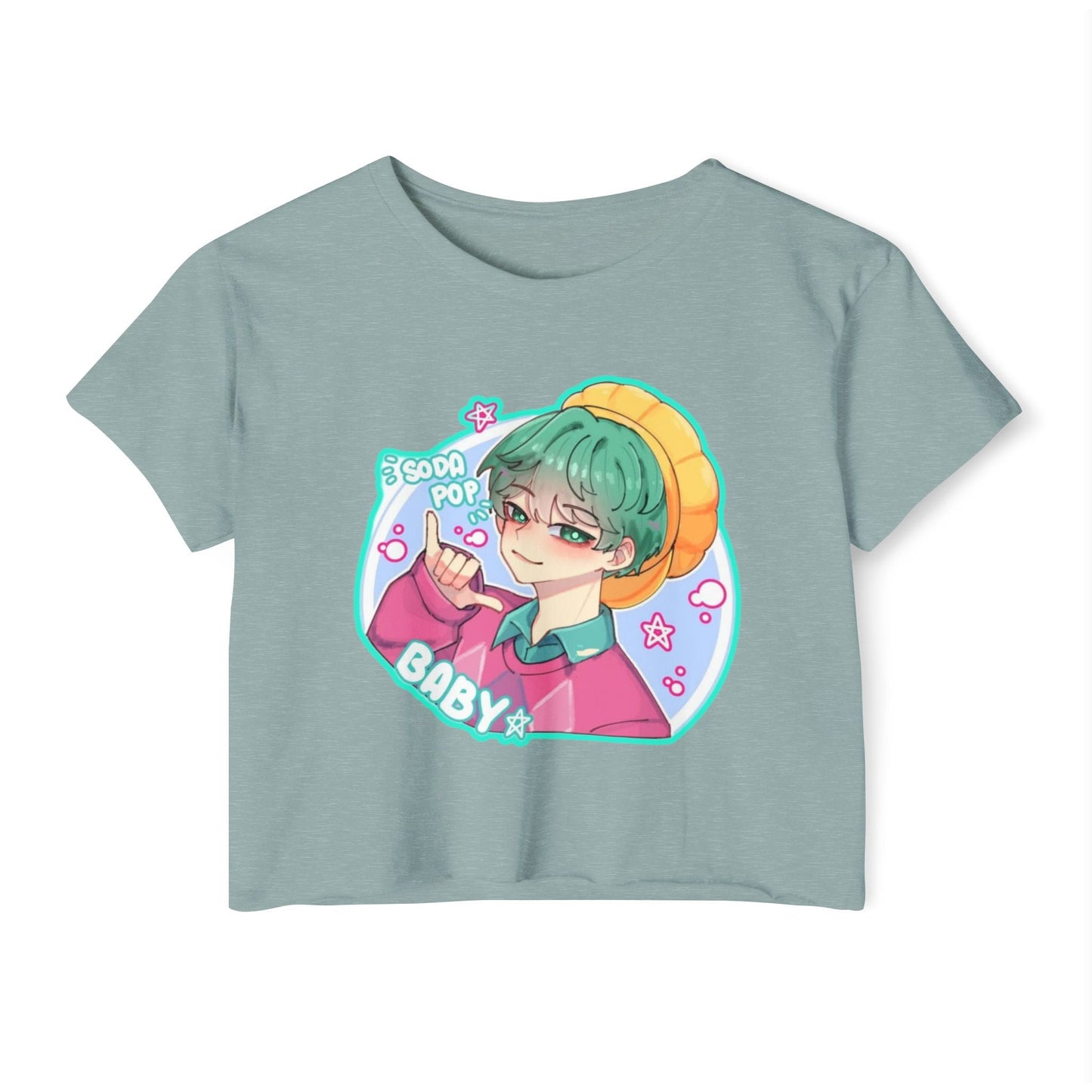 Cute Graphic kpop boys 3 Crop Top for Women, Festival Wear, Baby Pop Art Tee, Casual Summer Top, Gift for Music Lovers, Trendy Streetwear