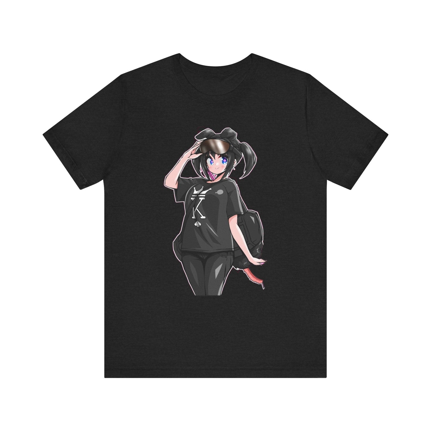 Lewd Anime-Themed Unisex Tee for Fans, Cute Graphic T-Shirt, Comfortable Everyday Wear, Perfect Gift for Anime Lovers, Stylish Casual Top