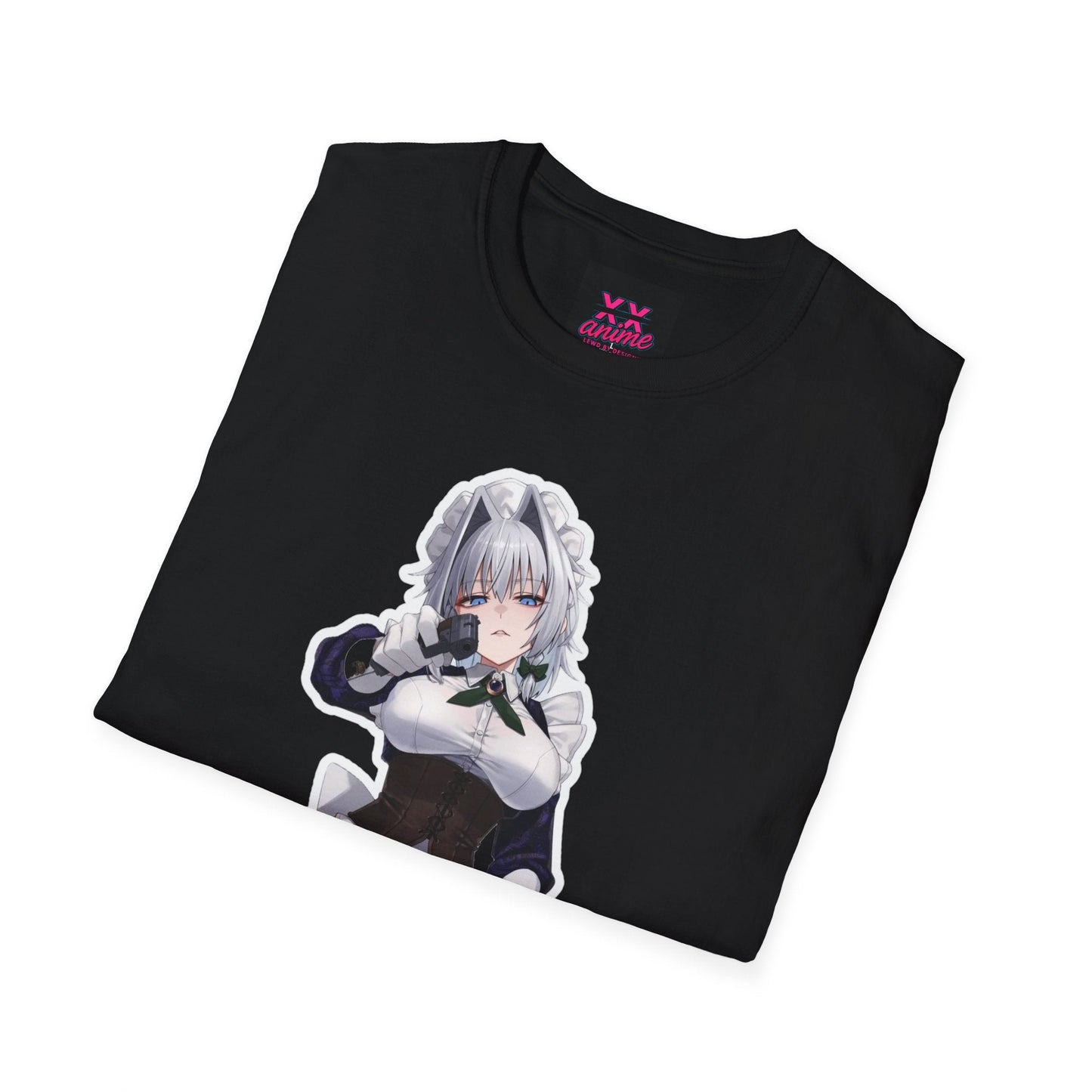 Anime-Inspired Unisex lewd gun T-Shirt - Fun, Playful Design, Perfect for Anime Lovers, Cosplay, Gifts, Casual Wear, and Conventions