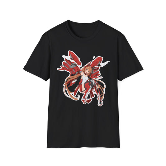 Red Butterfly Graphic Unisex T-Shirt, Cute Casual Tee, Anime-Inspired Apparel, Gift for Friends, Birthday Surprise