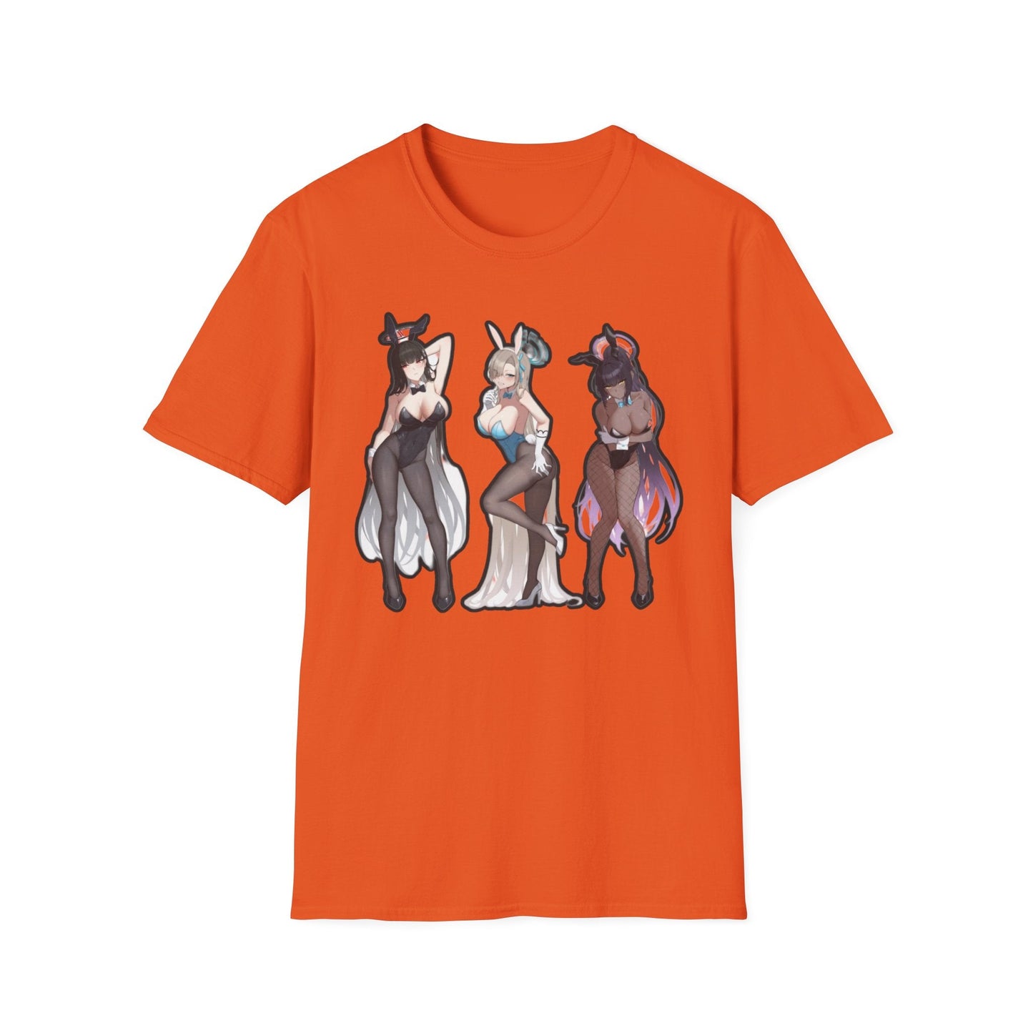 Anime-Inspired lewd bunny Unisex Softstyle T-Shirt, Cute Anime Art Tee, Casual Streetwear, Geeky Gift for Him/Her, Halloween Party Top, Graphic [...]