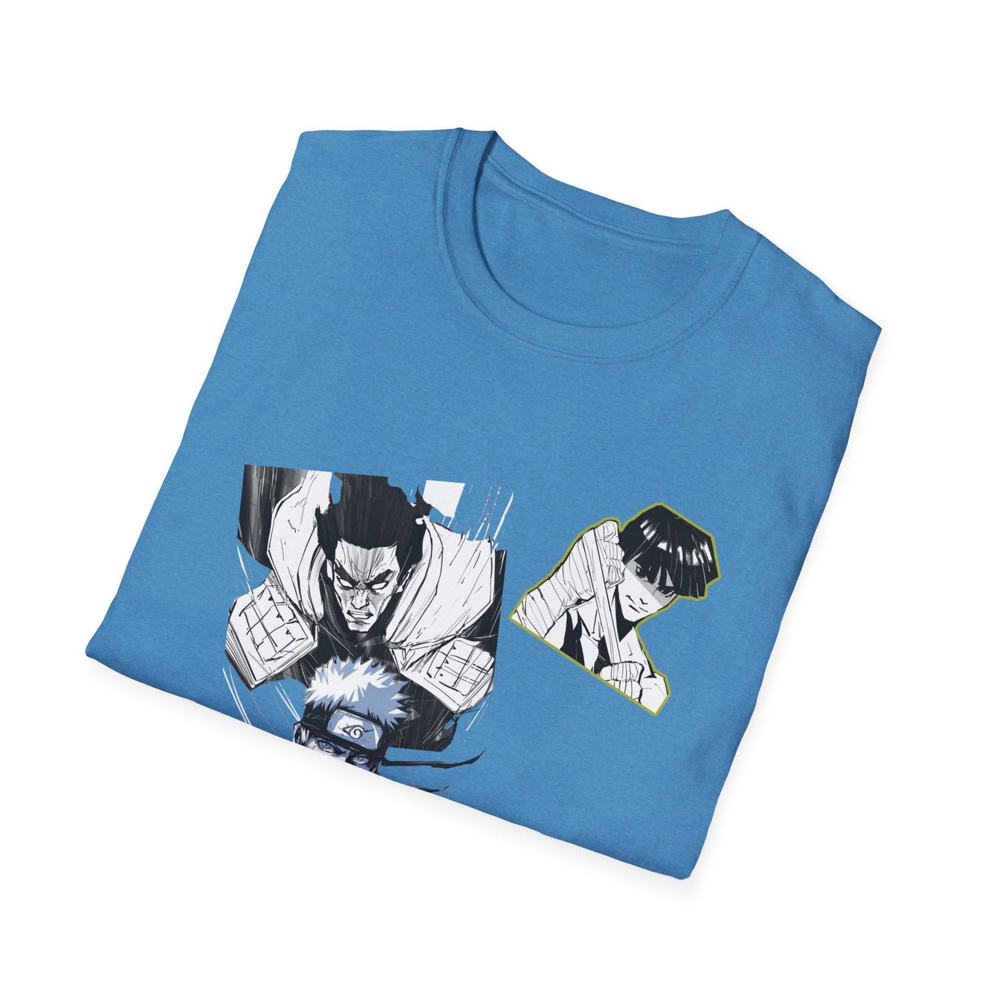 Ninja style Anime-Inspired Unisex T-Shirt, Graphic Tee for Fans, Perfect Gift for Birthdays or Conventions, Casual Wear, Softstyle Shirt