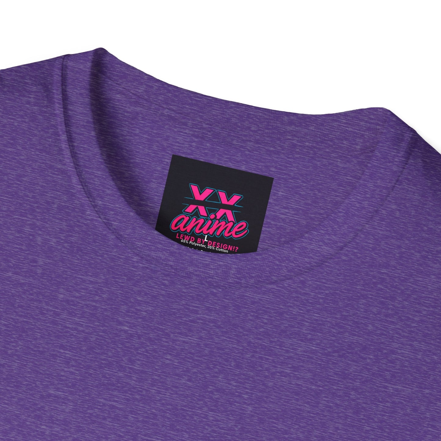 Anime-lewd Inspired Unisex Softstyle T-Shirt, Graphic Tee for Fans, Perfect for Cosplay, Gift for Anime Lovers, Casual Wear, Unique Designs